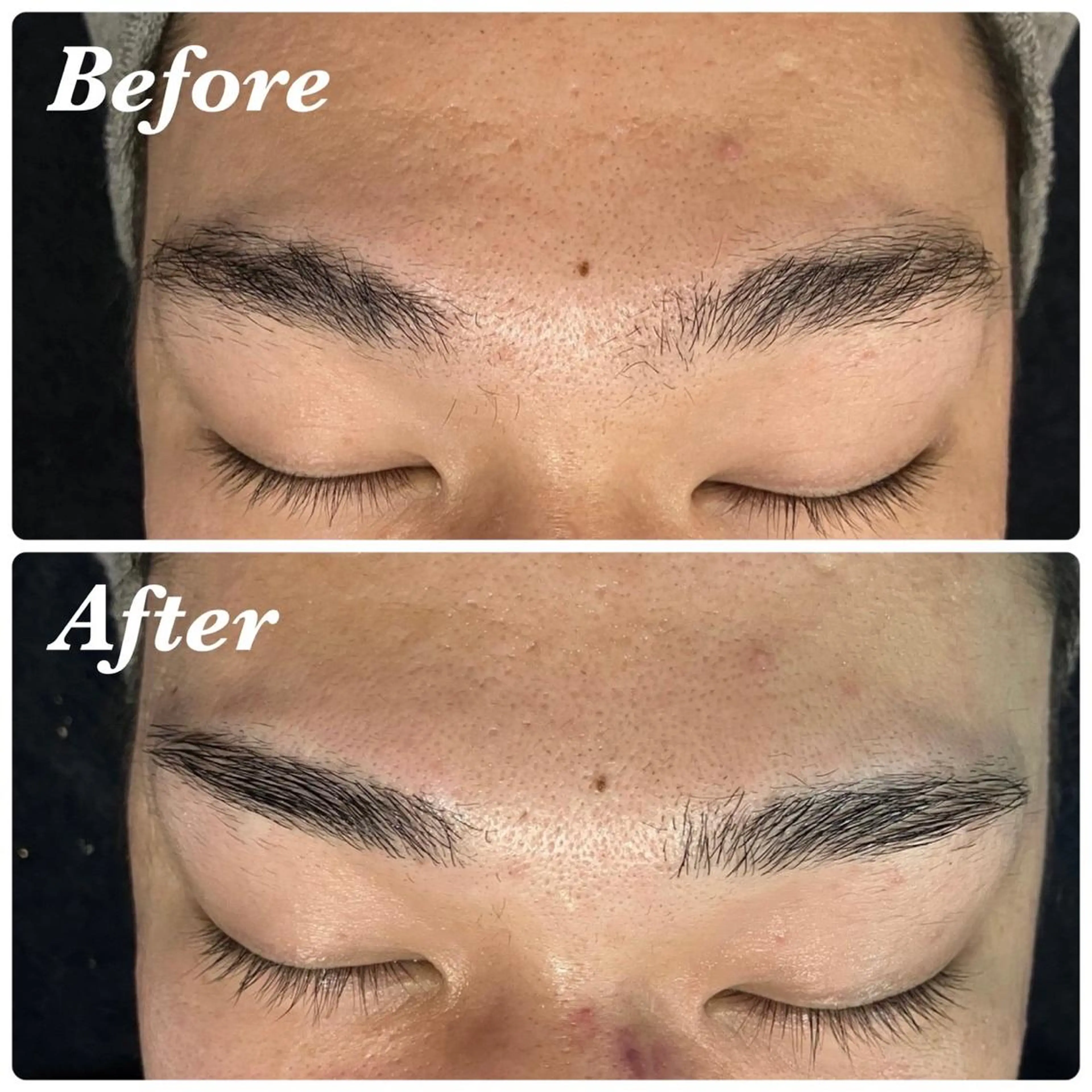 メンズ アイブロウ 眉カット ハリウッドブロウリフト メンズアイブロウ 眉毛ワックス脱毛 ワックス脱毛 眉カット その他(アイブロウ) メンズフェイシャル アイブロウ・ルースのエステ・リラクイメージ