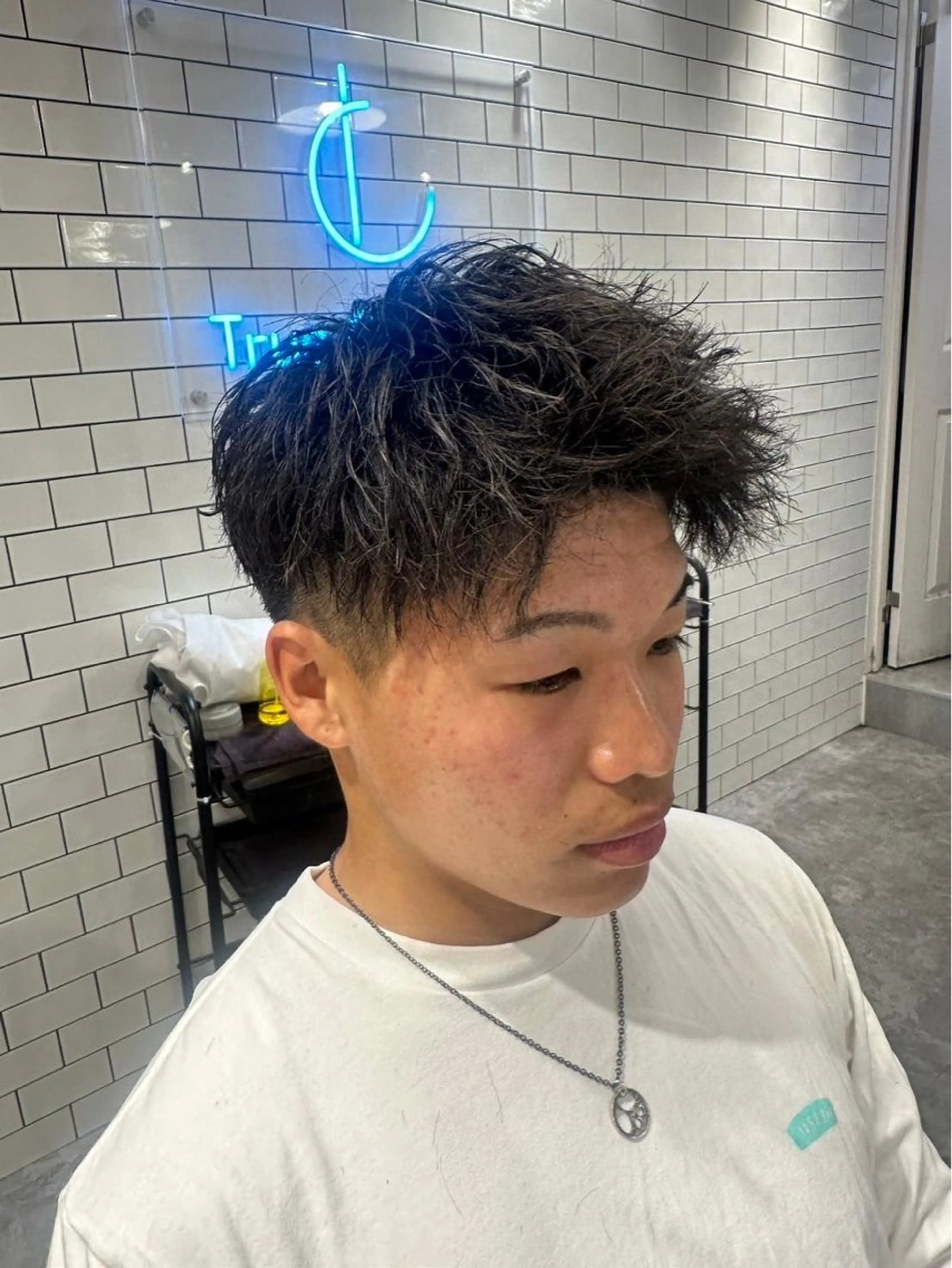 ショート パーマ メンズ 【色気×韓国ヘア】 DAISUKEのヘアスタイル