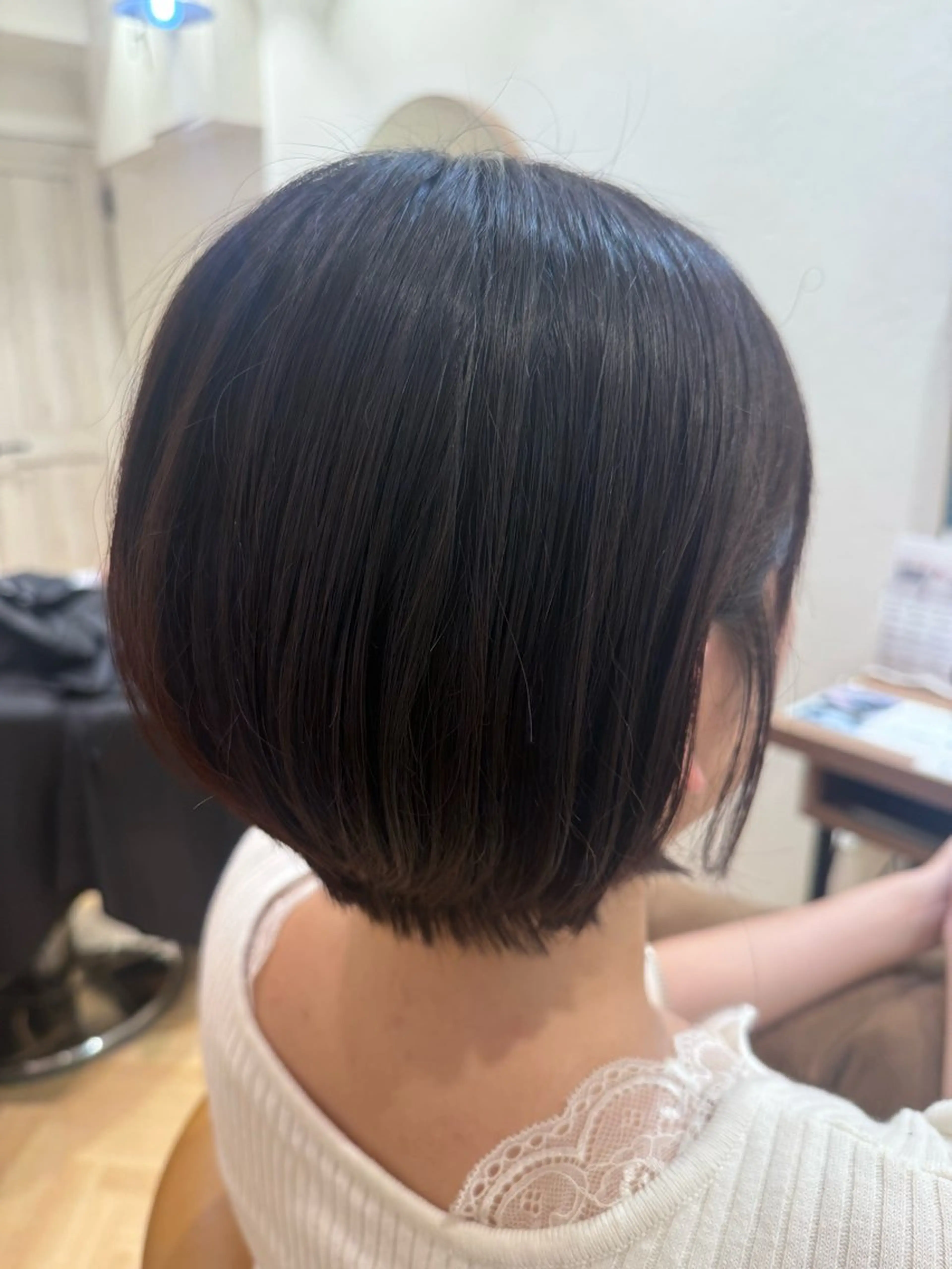 ショート 丸みショート ボブ ショートヘア 城 梨音のヘアスタイル