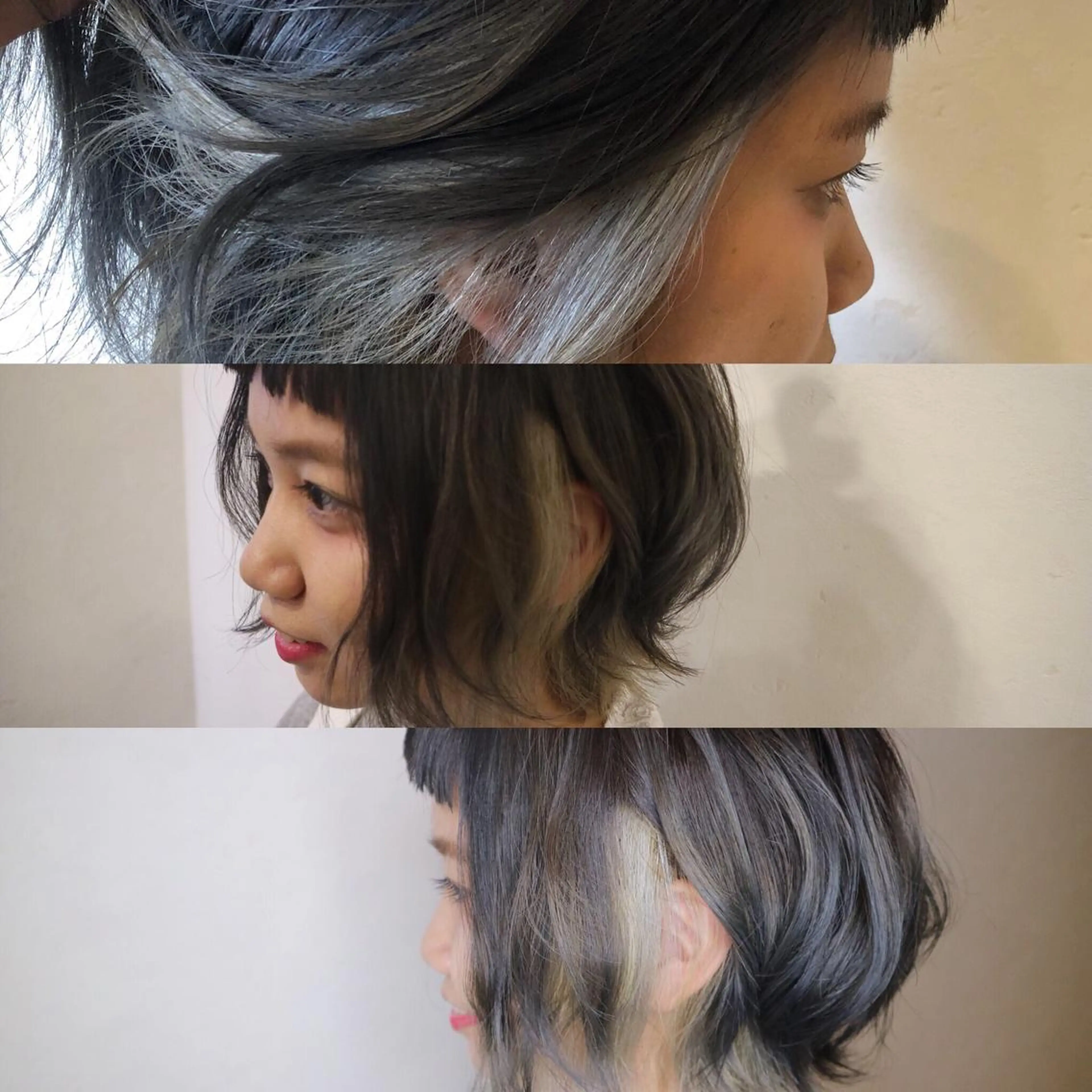 ショート カラー デザインカラー カット ヘアカラー トリートメント JILBLAN京都 ショート/ハイライトのヘアスタイル