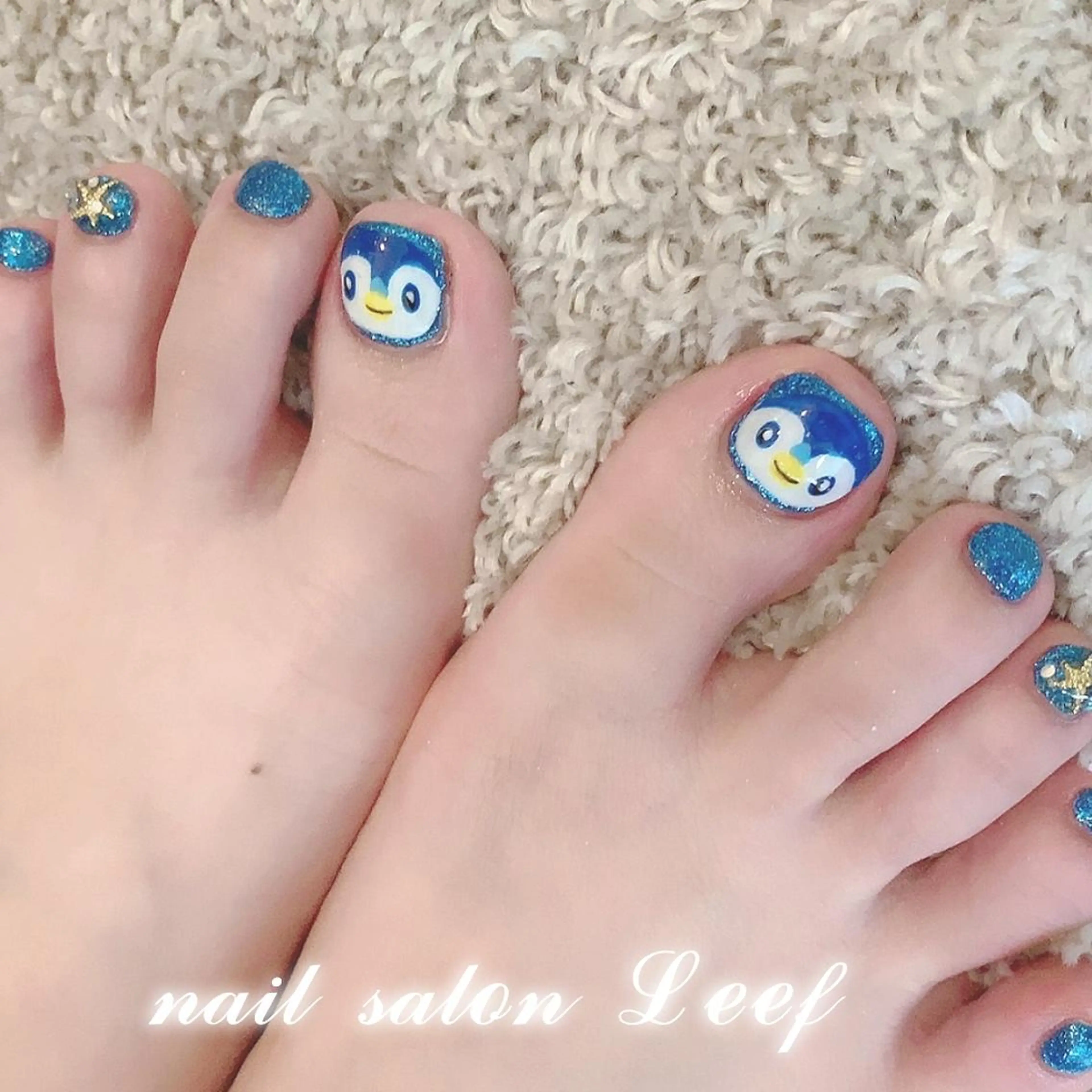 フットネイル Nail leef《リーフ》所属・kahosan 𓆉のネイルデザイン