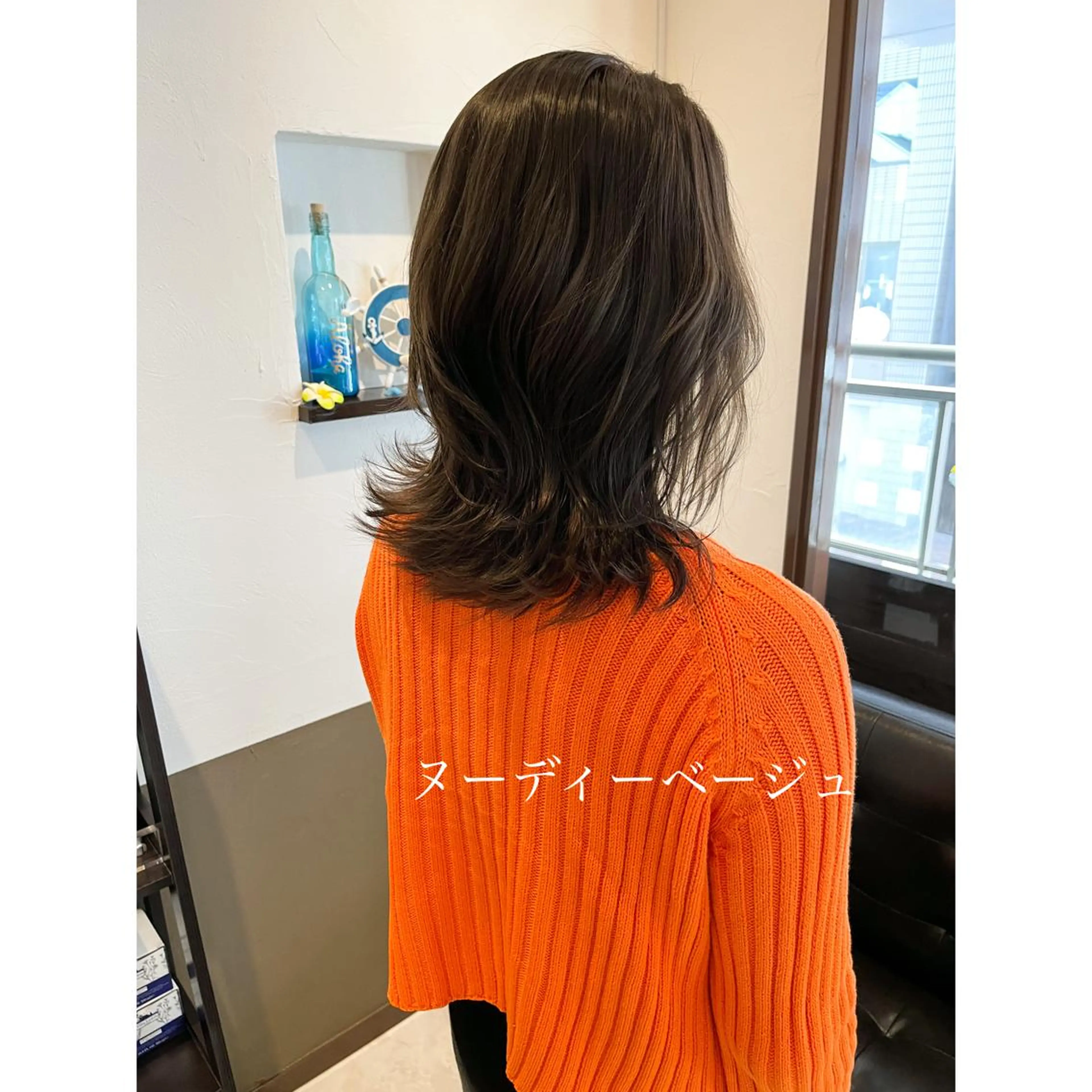 ミディアム カラー 坂井田 浩樹のヘアスタイル