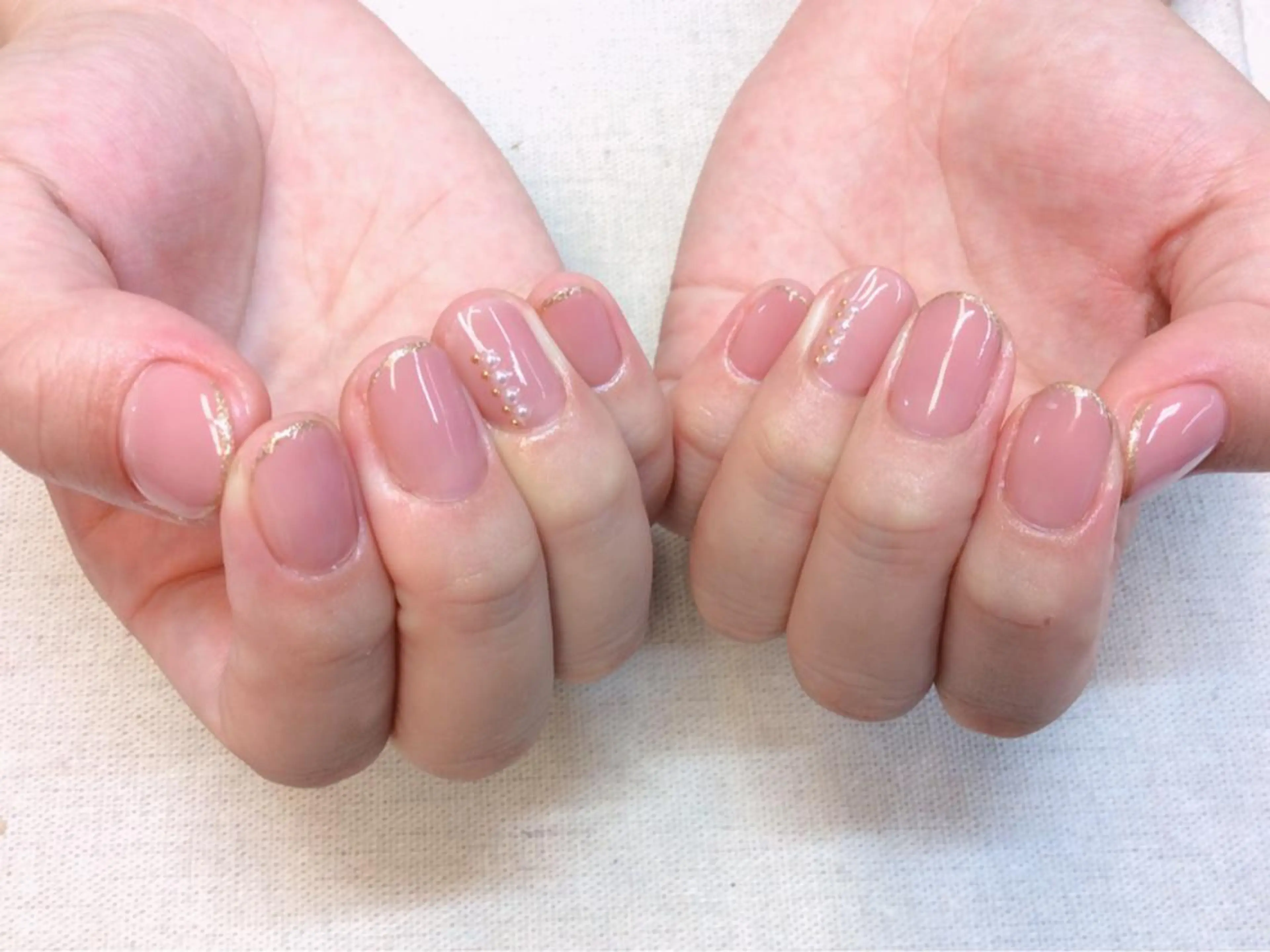 ネイル ワンカラーネイル 新橋 ルキナ スタッフのネイルデザイン