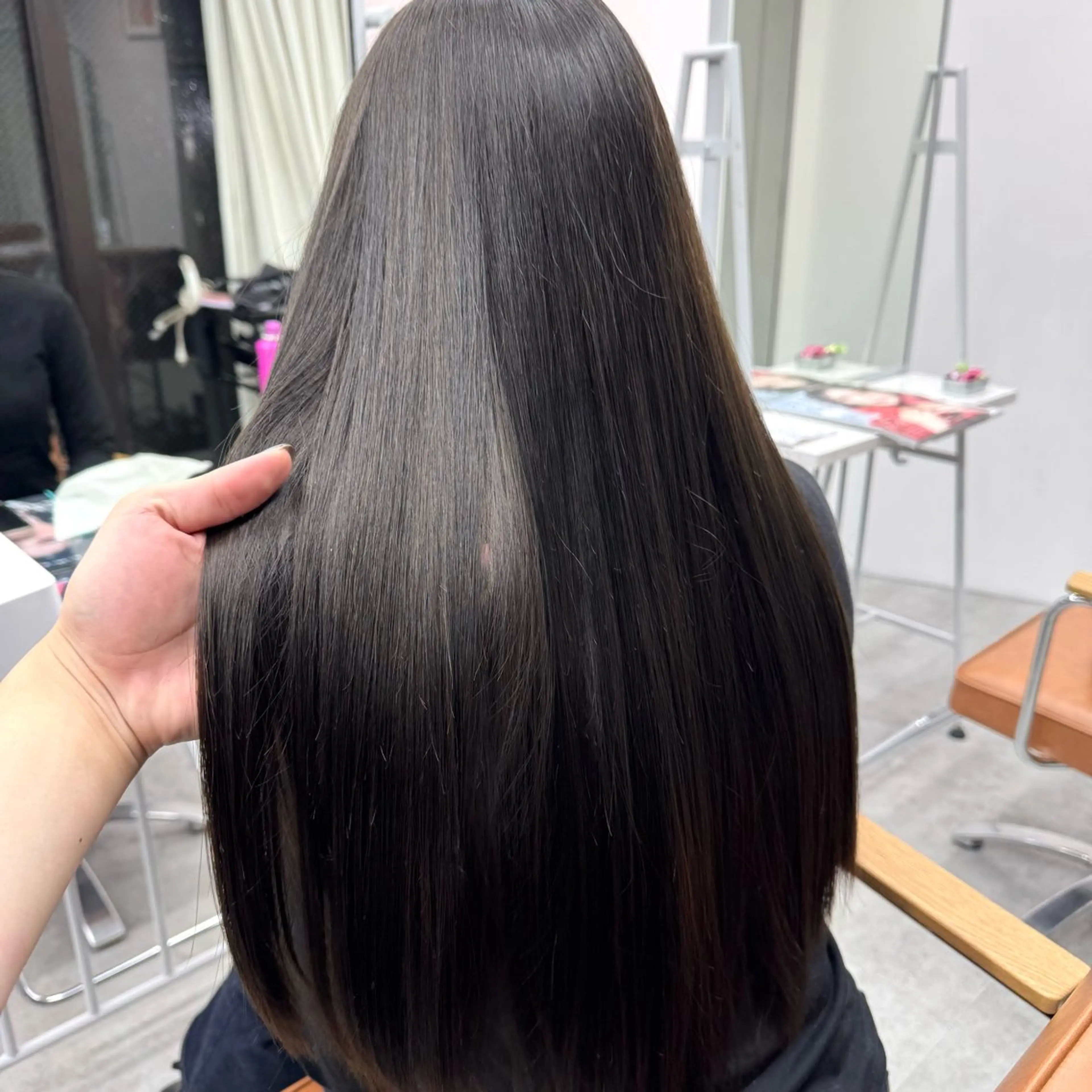 ロング カラー ヘアアレンジ ヘアカラー トリートメント ブリーチなしカラー /新百合ヶ丘/安形翔のヘアスタイル
