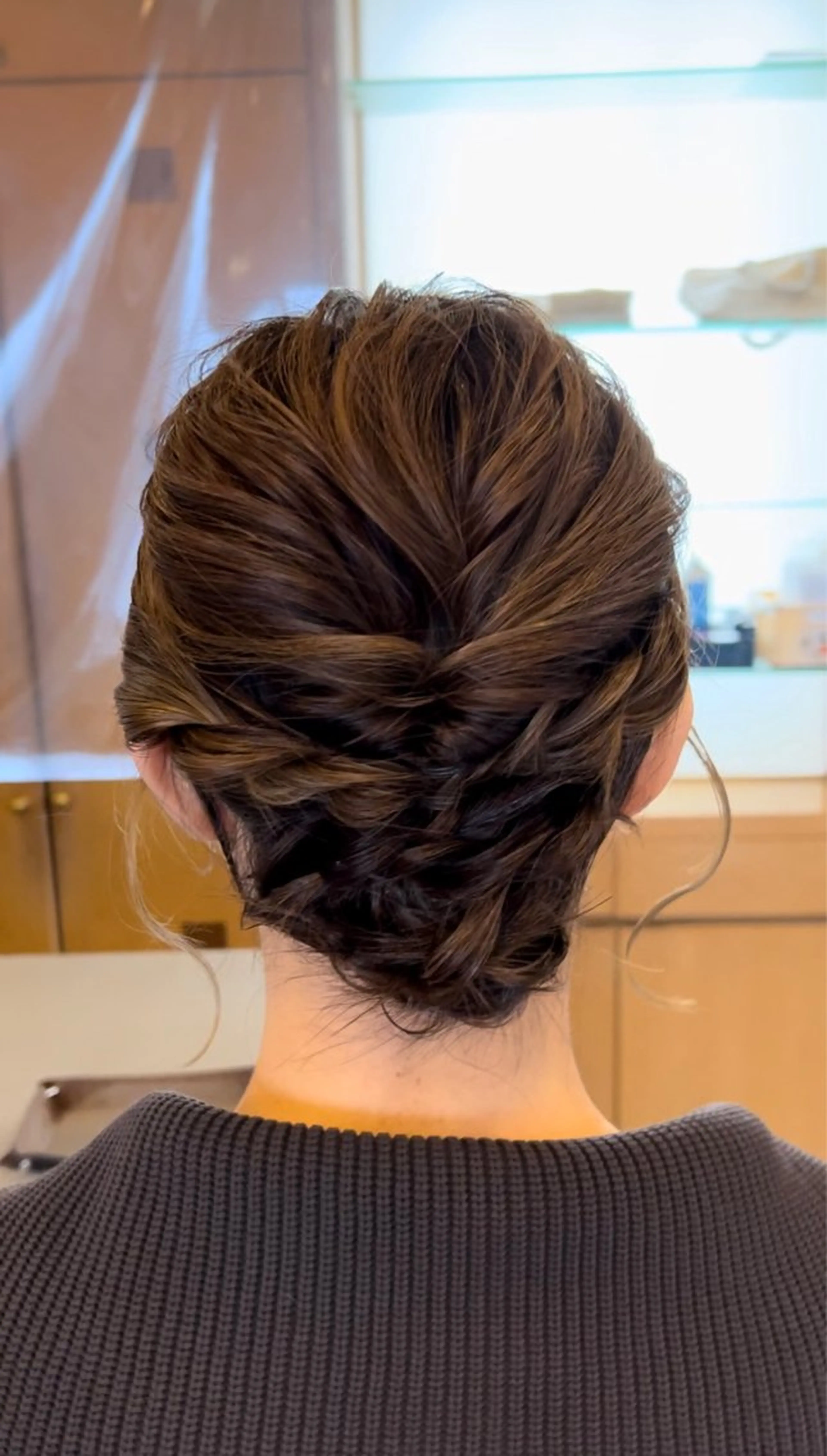 ミディアム ヘアアレンジ しょうへいの店 今朝白店所属・小島 七海のヘアスタイル