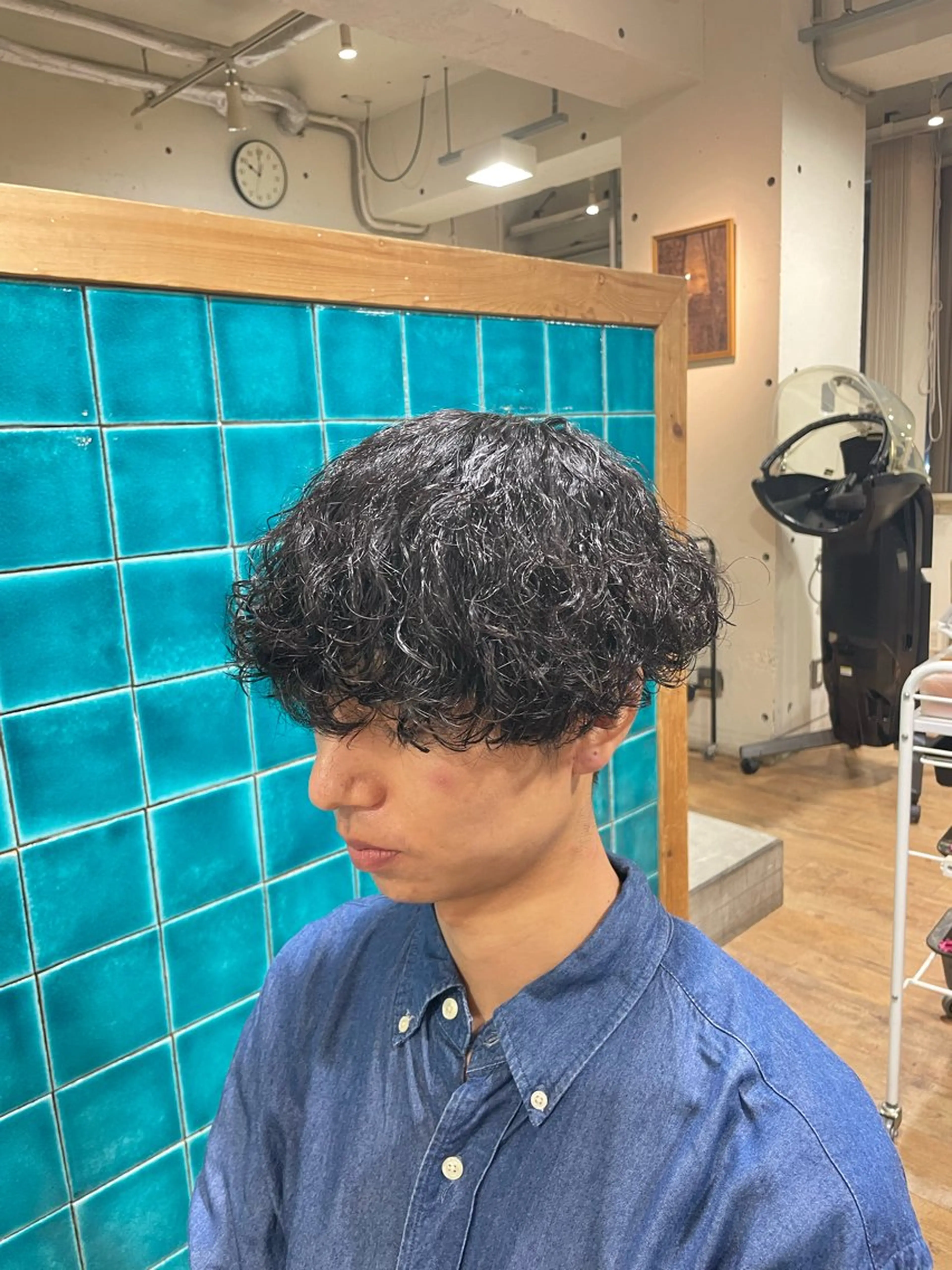 メンズ YUKI 新宿カット パーマ/カラーのヘアスタイル