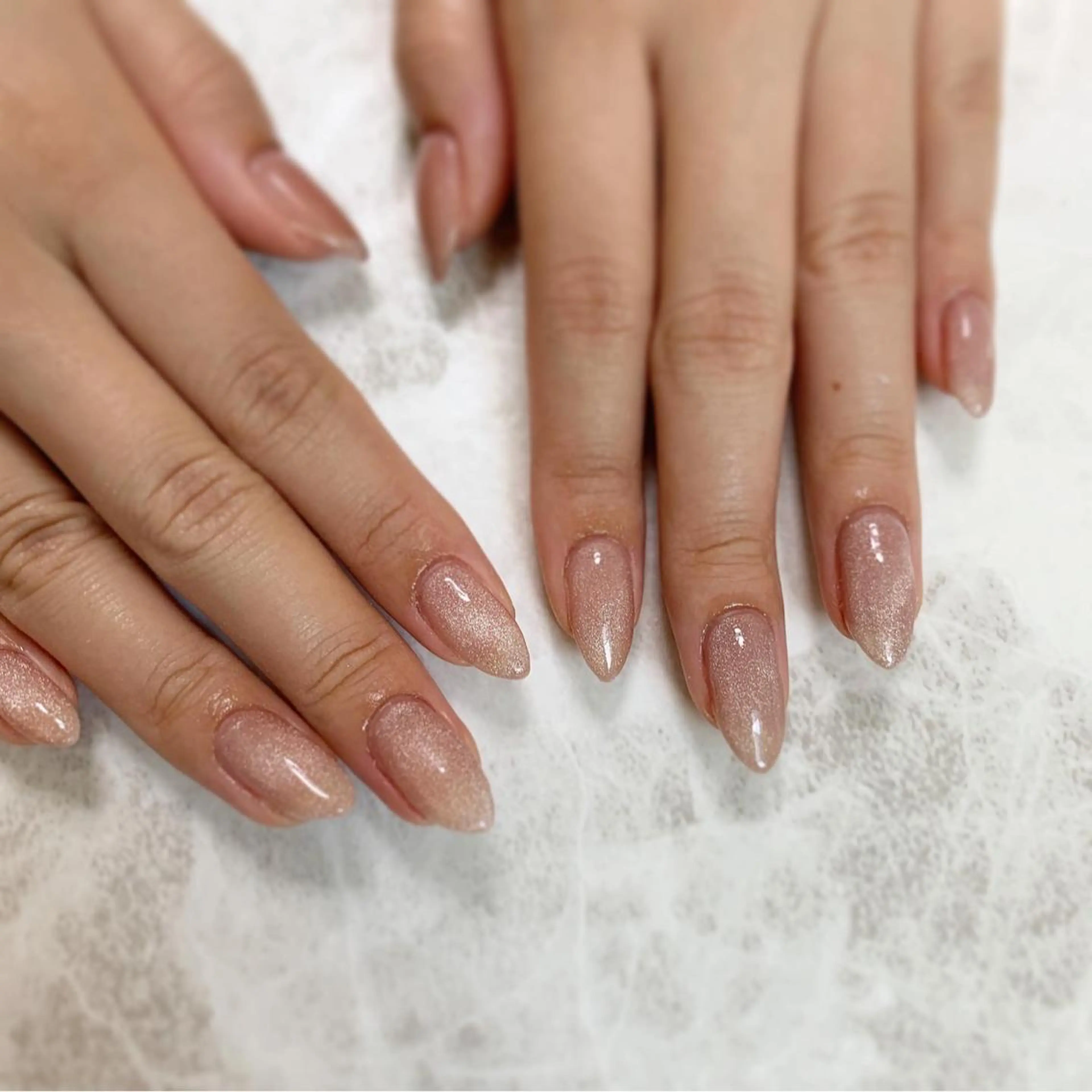 流行りのマグネットネイル💅オールマグネットデザイン4950円の写真