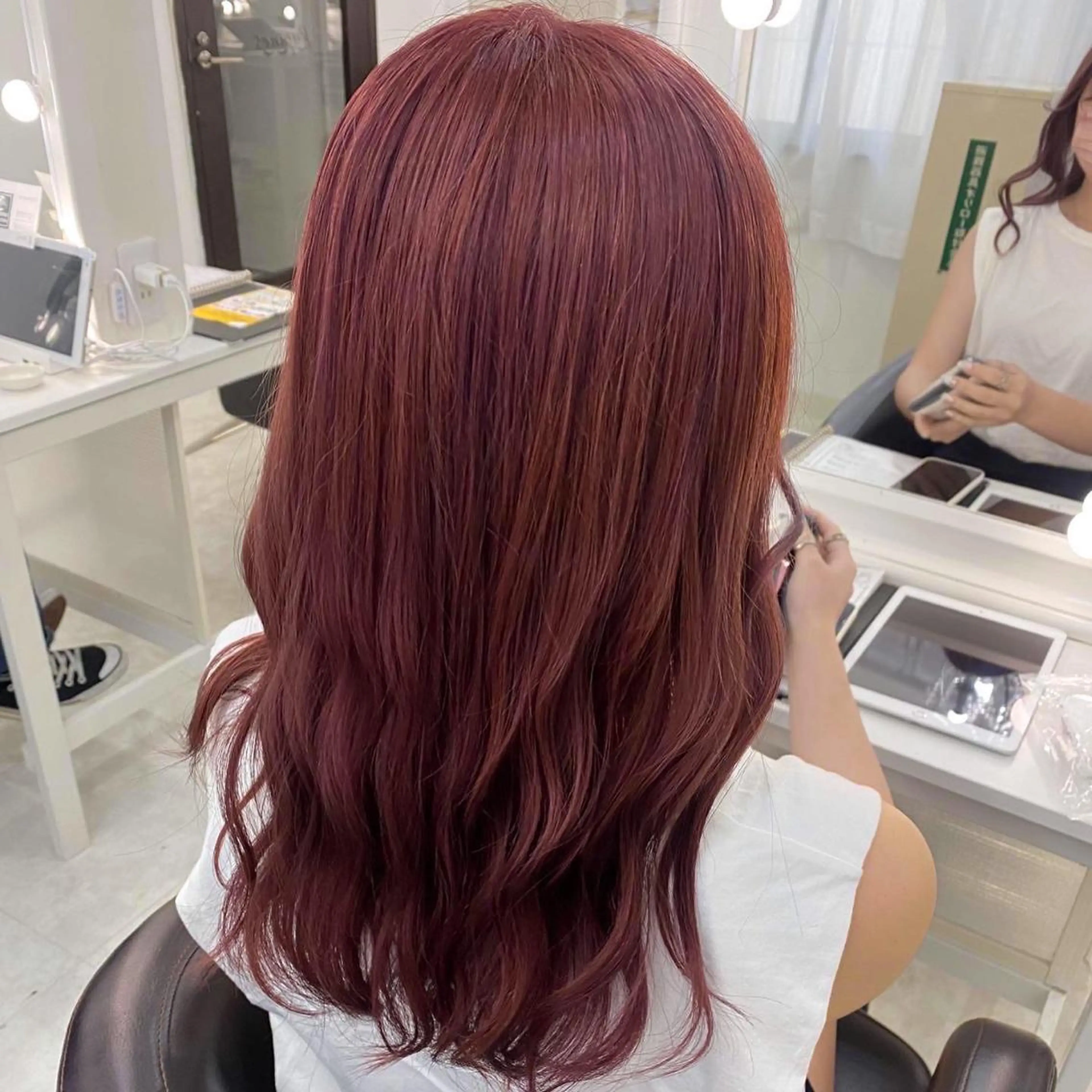 ショート ピンクブラウン メンズ特化🔥 渡邉愛斗のヘアスタイル