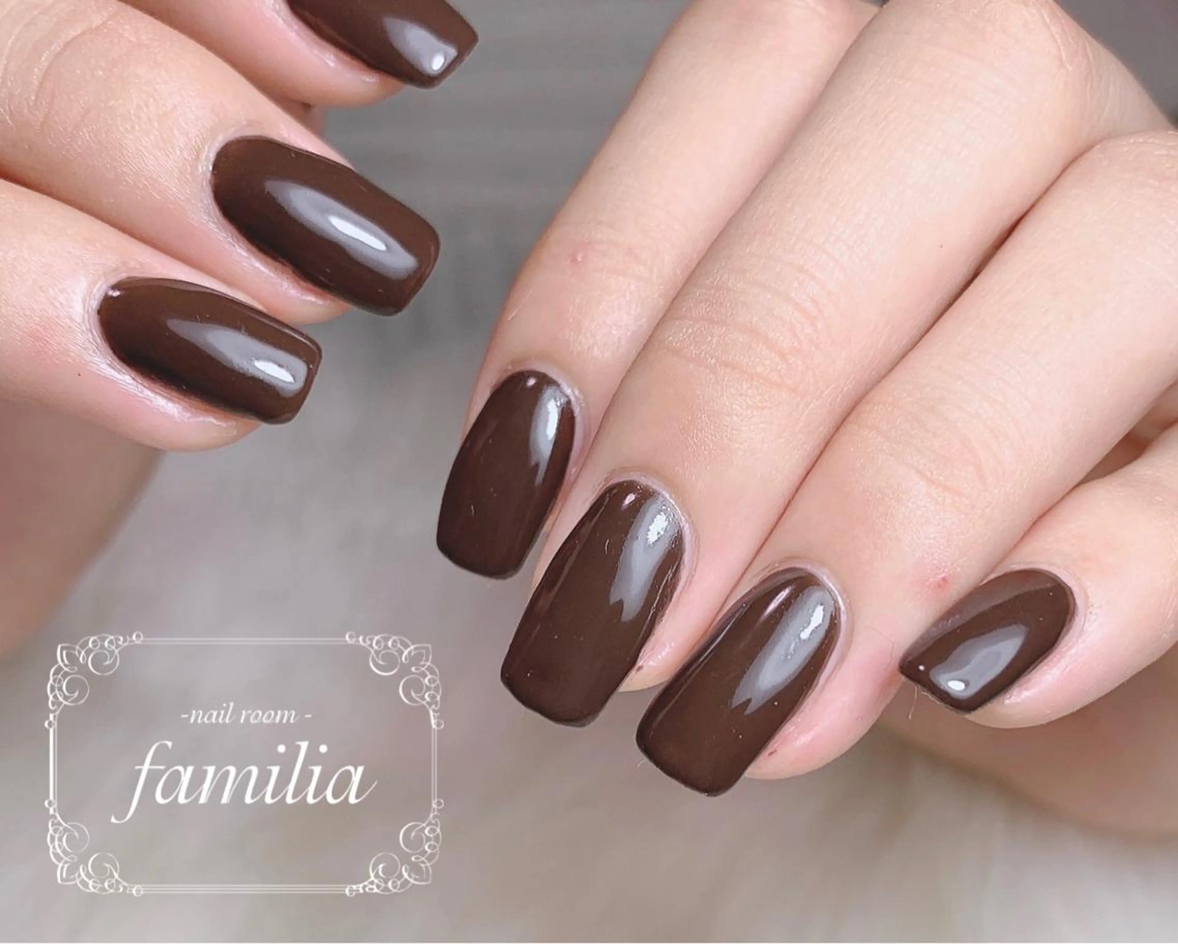 ネイル スクエアネイル -nailroom- familiaのネイルデザイン