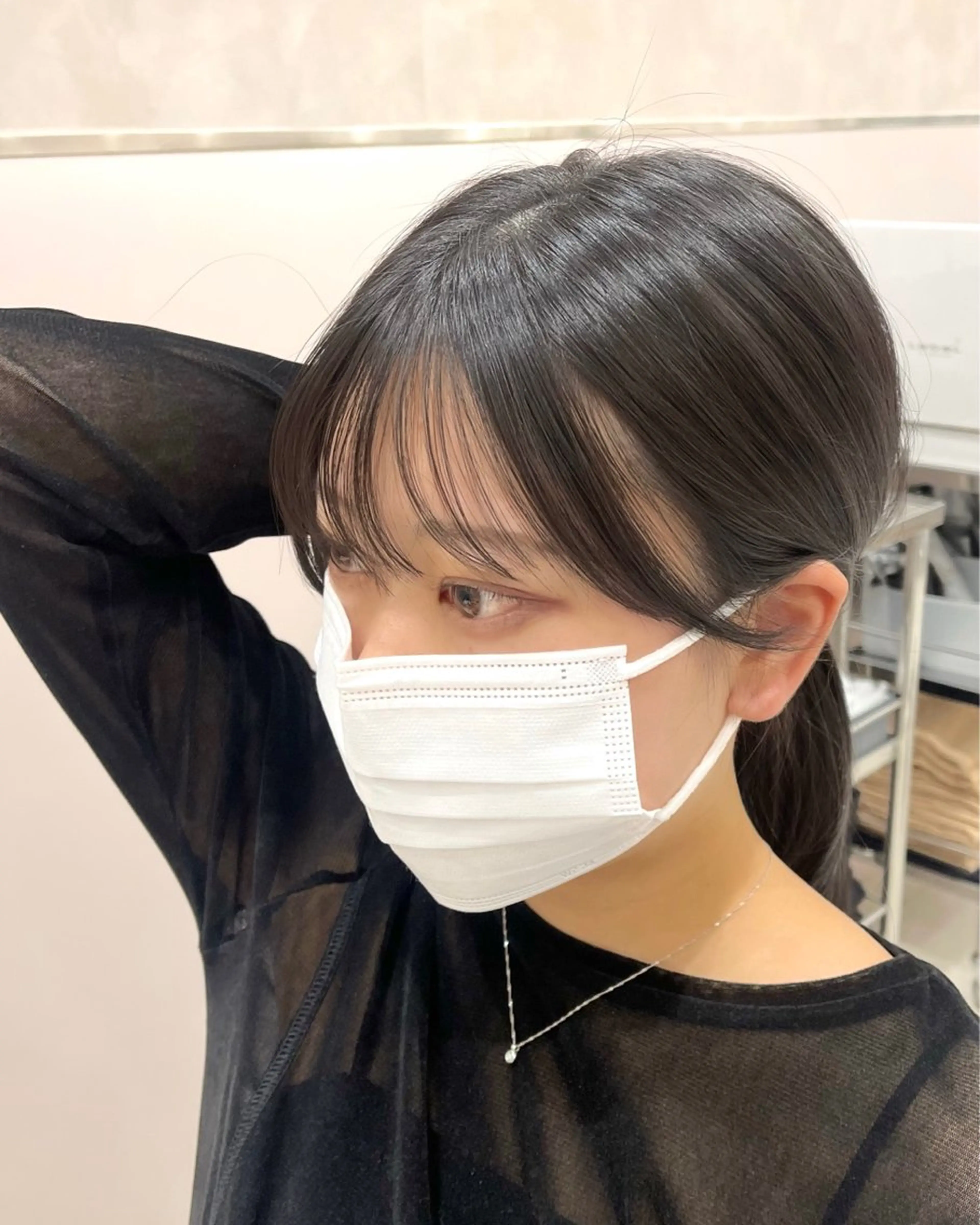 ロング カット 透明感カラー/似合わ せ前髪/柴田礼空のヘアスタイル