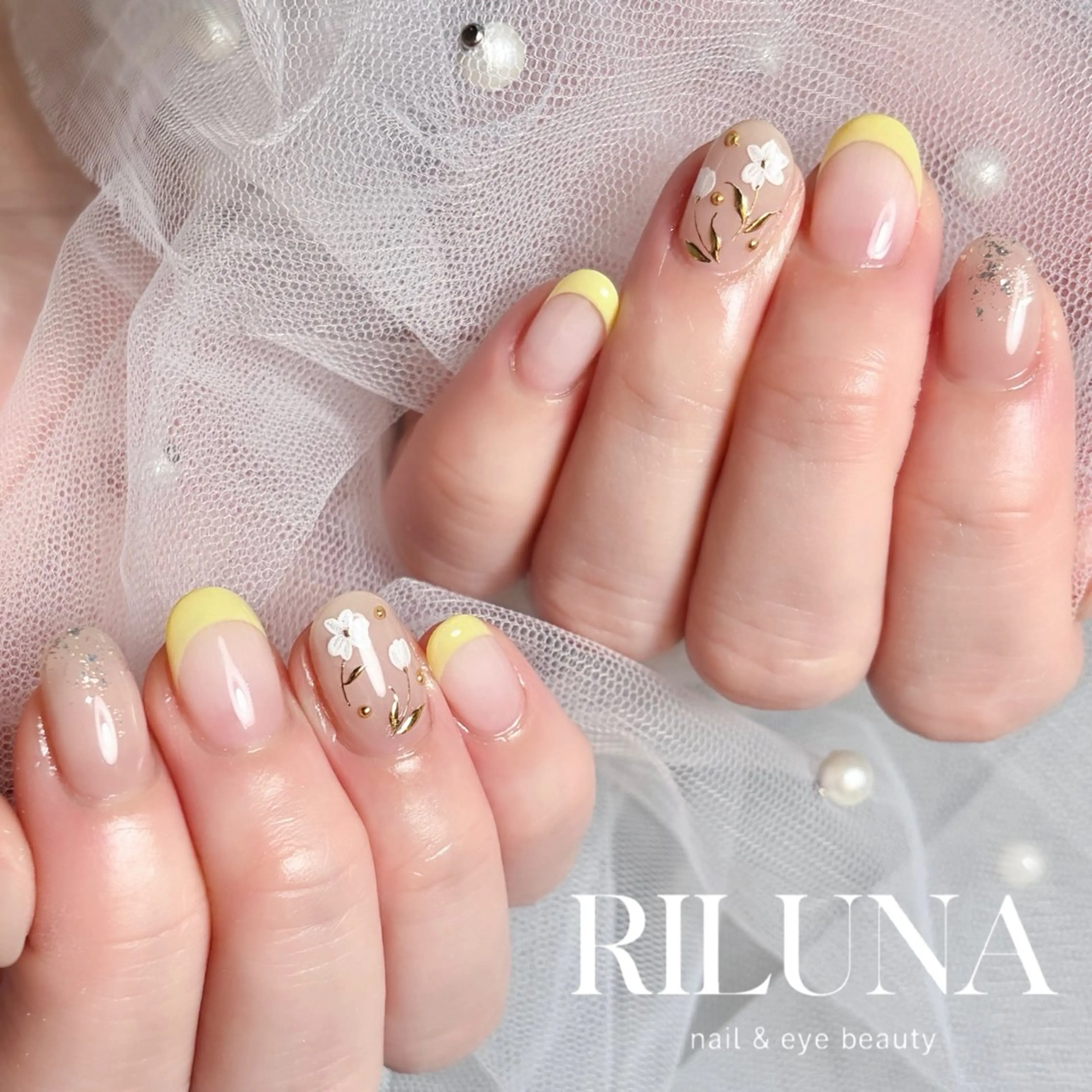 ネイル ハンドネイル 【 RILUNA 】 三鷹のマツエク・マツパデザイン