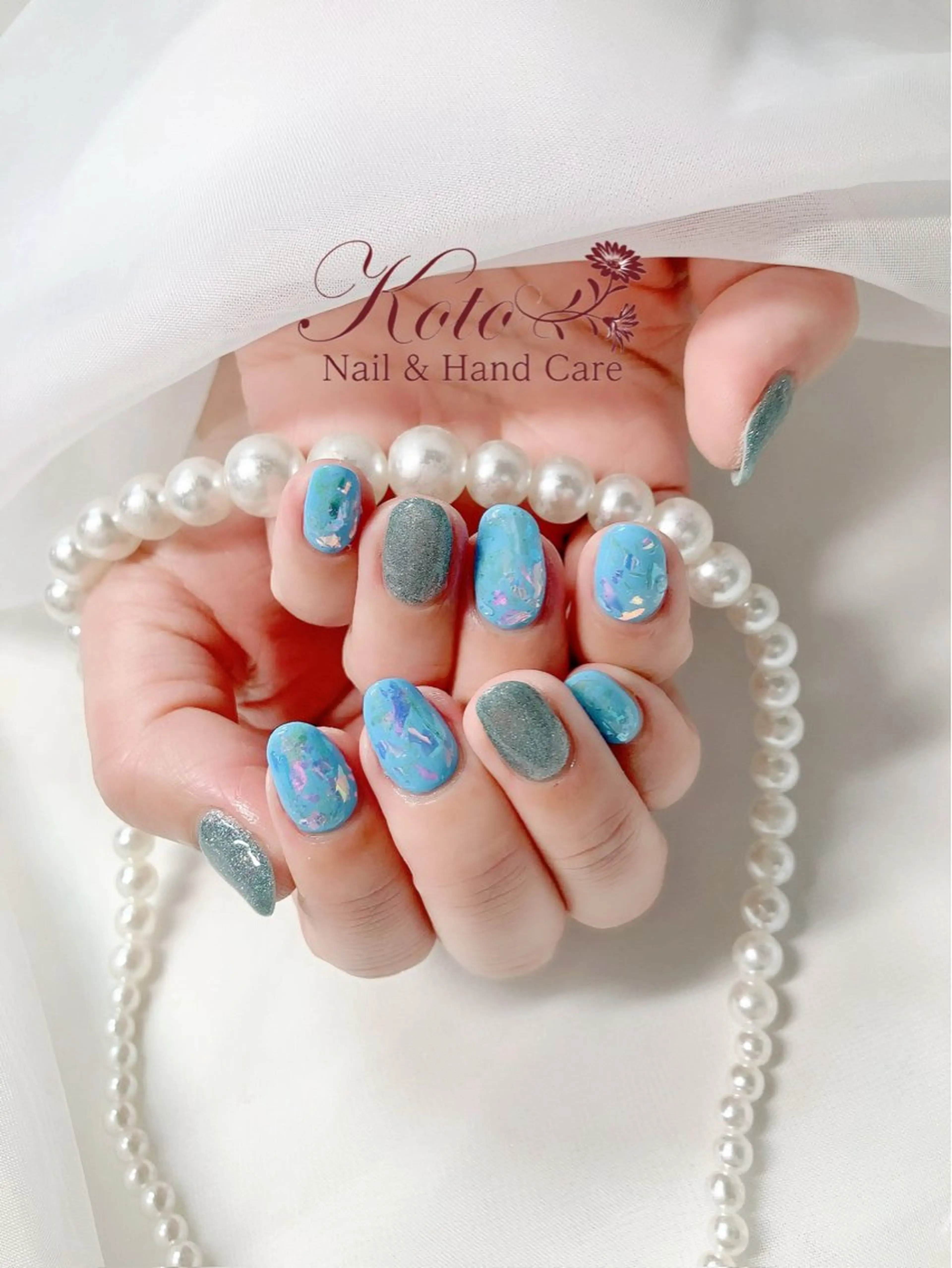 ネイル 長さ出し ジェルネイル 持ち込み ニュアンスネイル 赤色 Nail Salon KOTOのネイルデザイン