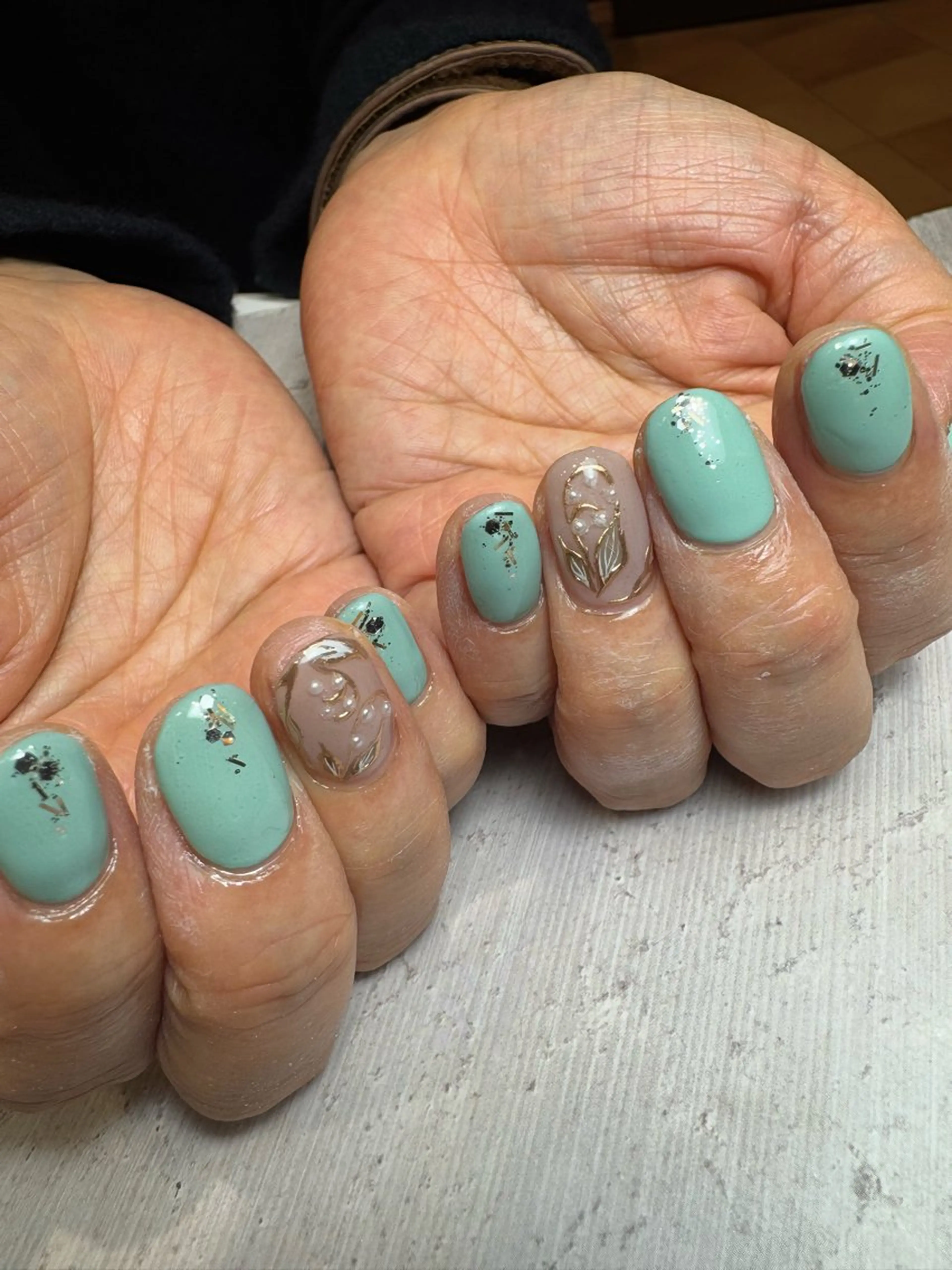 ネイル ハンドネイル nail&eyelash mate所属・京都/東向日/桂 ayumiのネイルデザイン