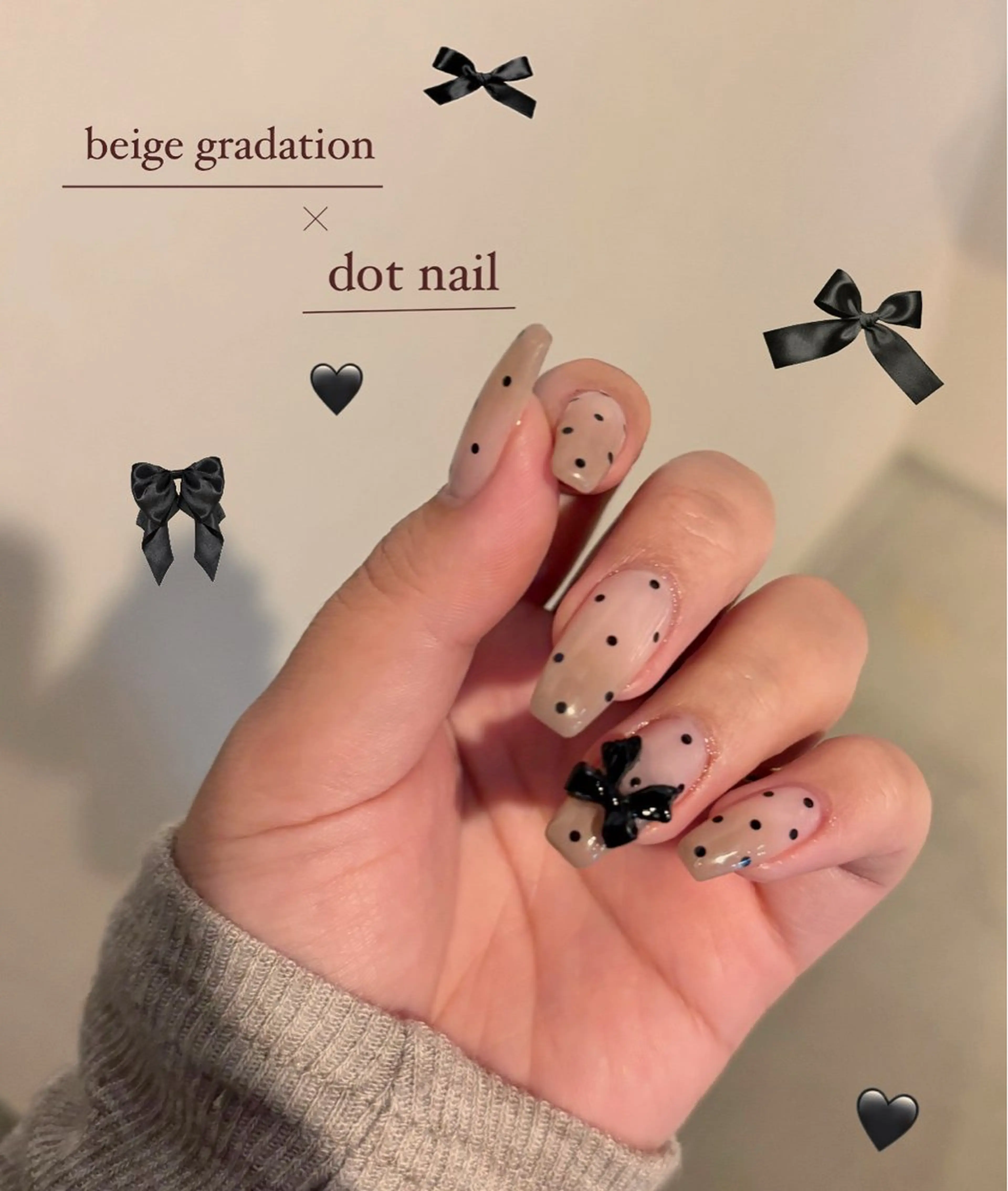 ネイル ドット ハンドネイル Maede Kanaのネイルデザイン