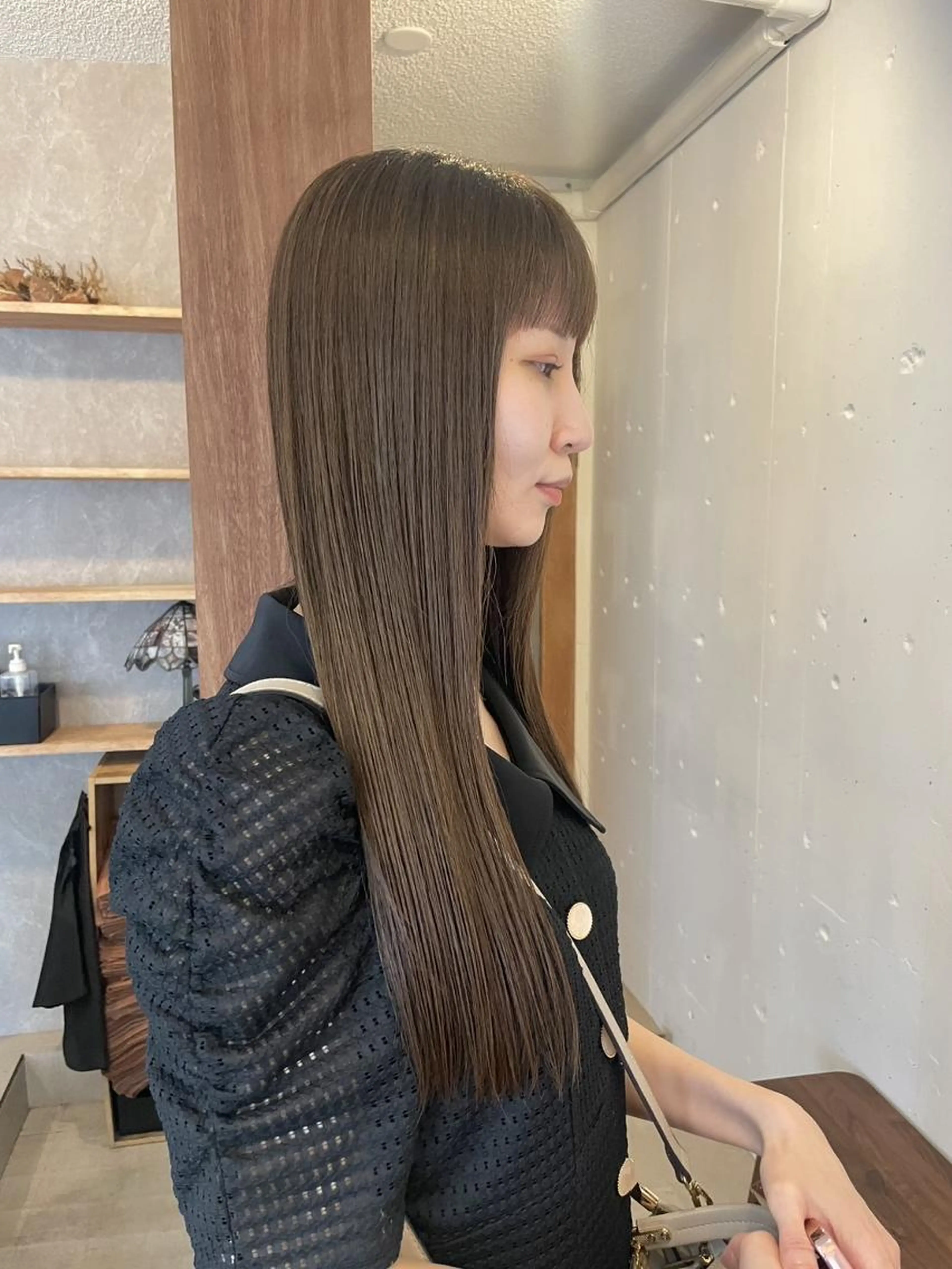 【人気No. 2✨】🫧似合わせカット ＋ 髪質改善グロスinカラー ＋ 潤艶CREAM超音波TR🫧の写真