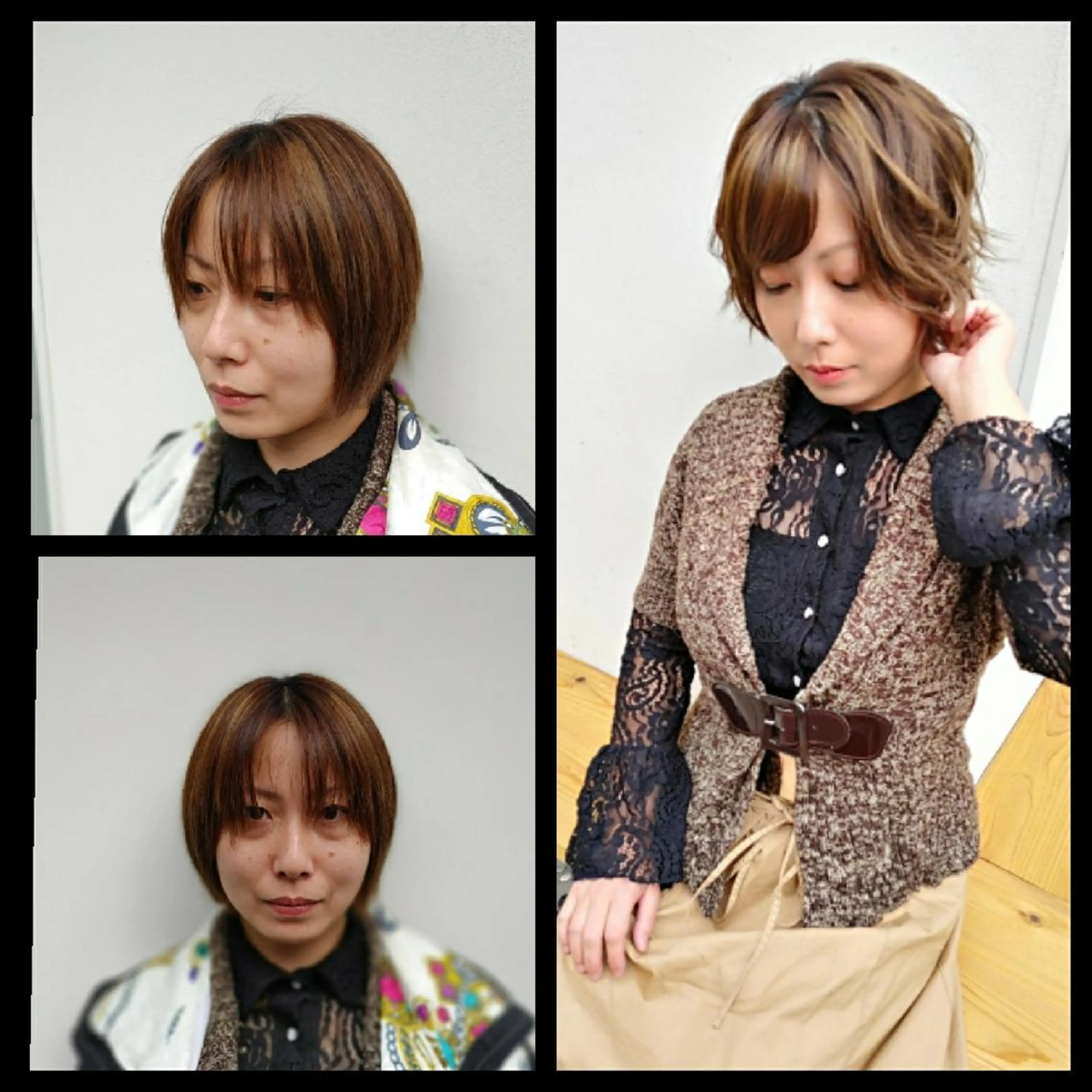 ミディアム ヘアアレンジ HORI 　tのヘアスタイル