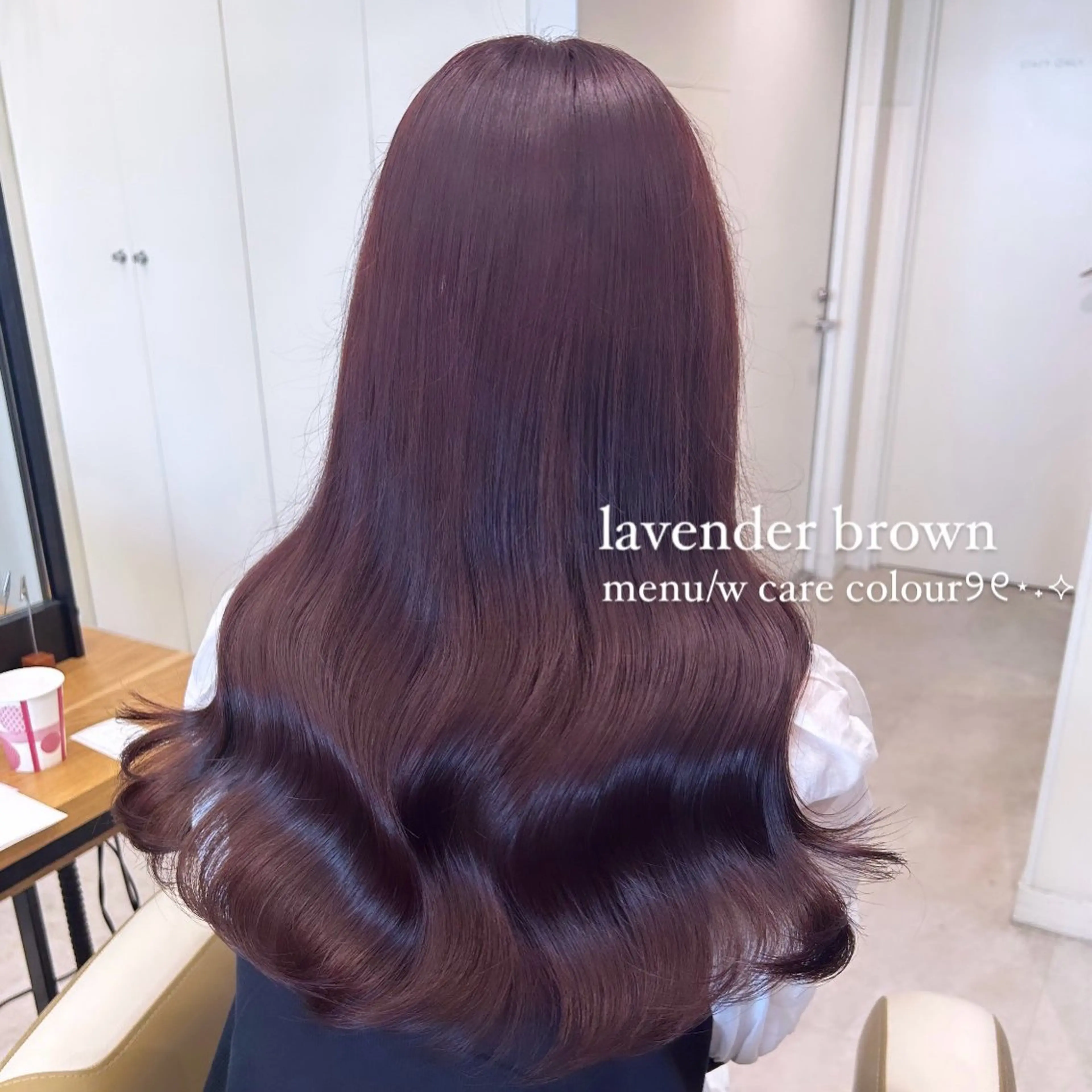 ロング カラー ブリーチ ブリーチなしカラー ブリーチなしWカラー 🎀韓国ヘア/amiのヘアスタイル