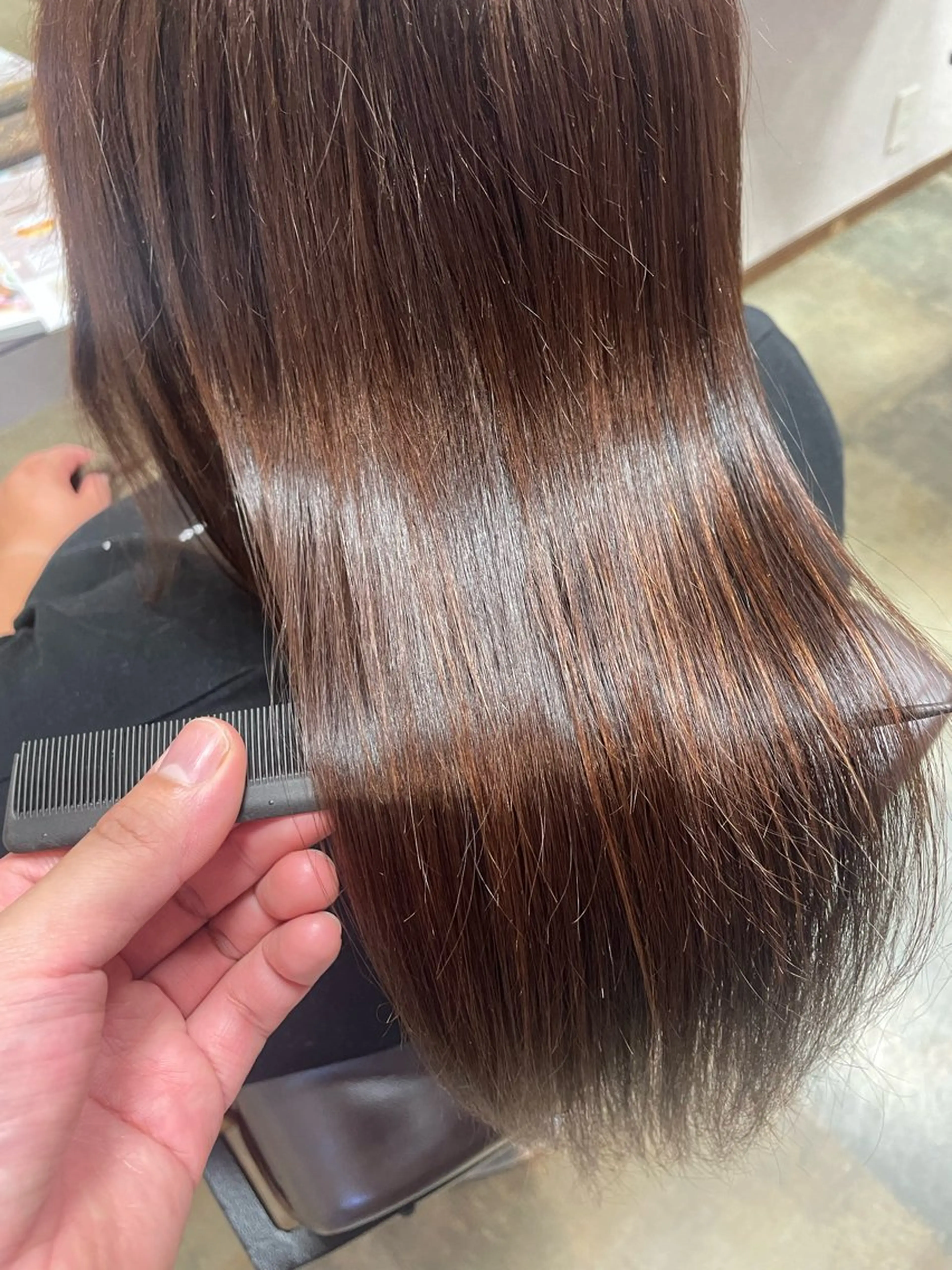 ロング パーマ 縮毛矯正 三川 啓英 / 縮毛矯正/髪質改善のヘアスタイル