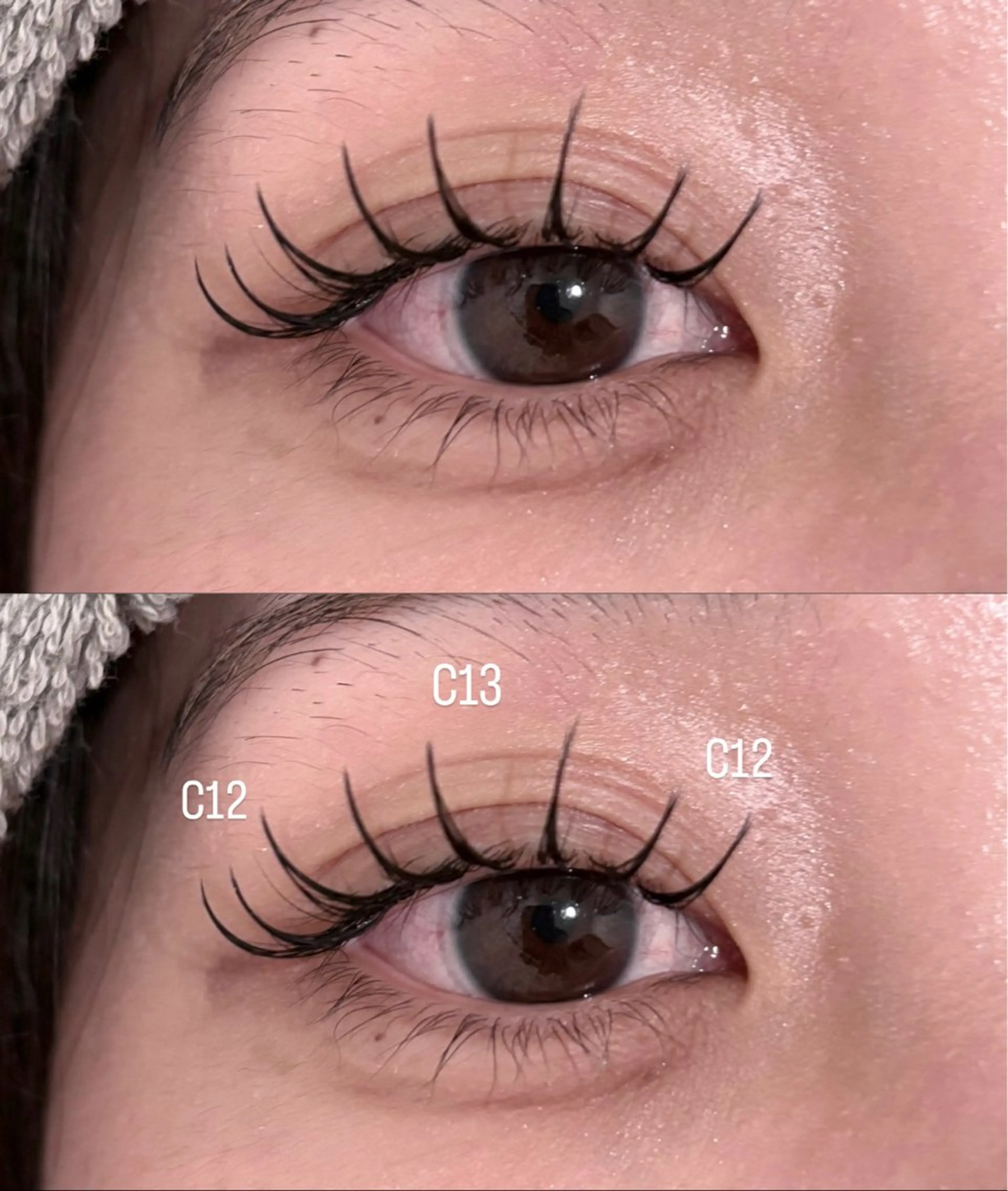 マツエク・マツパ フラットラッシュ meRK manamiのマツエク・マツパデザイン