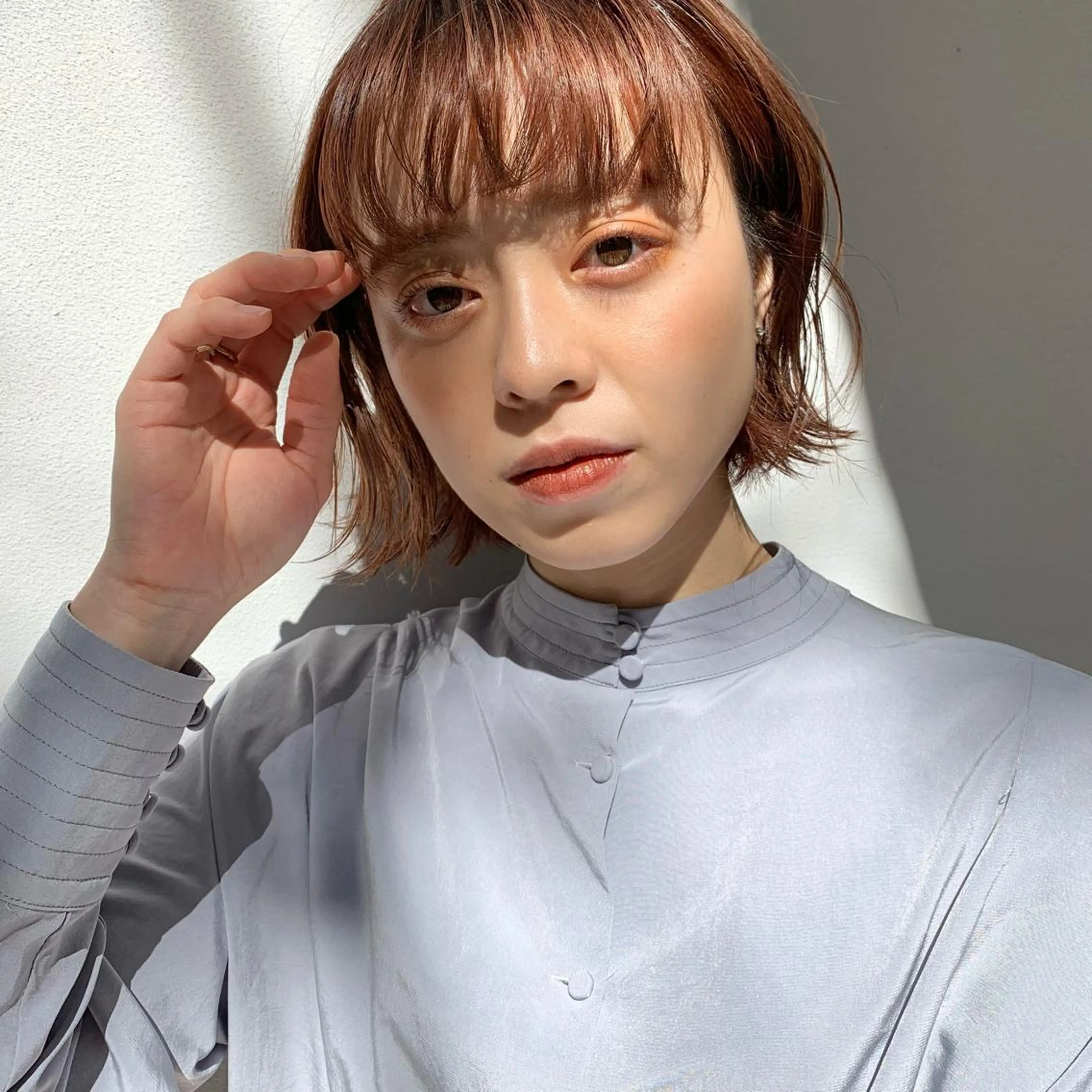 ミディアム 舟山 瑛太郎のヘアスタイル