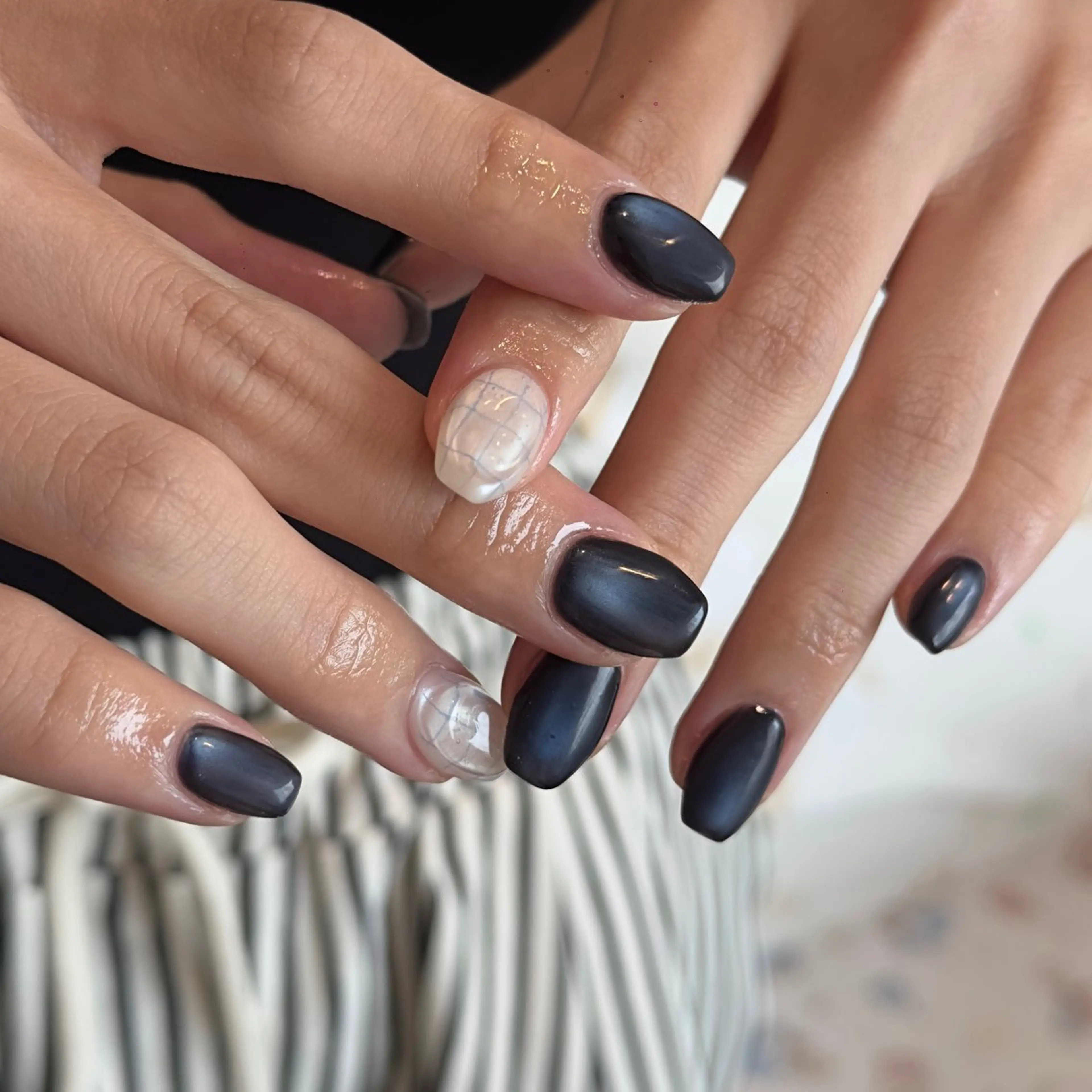 ネイル ハンドネイル 🎀 Hiyubi._.nail 🫧所属・🎀フェイ フェイ🫧💗のネイルデザイン