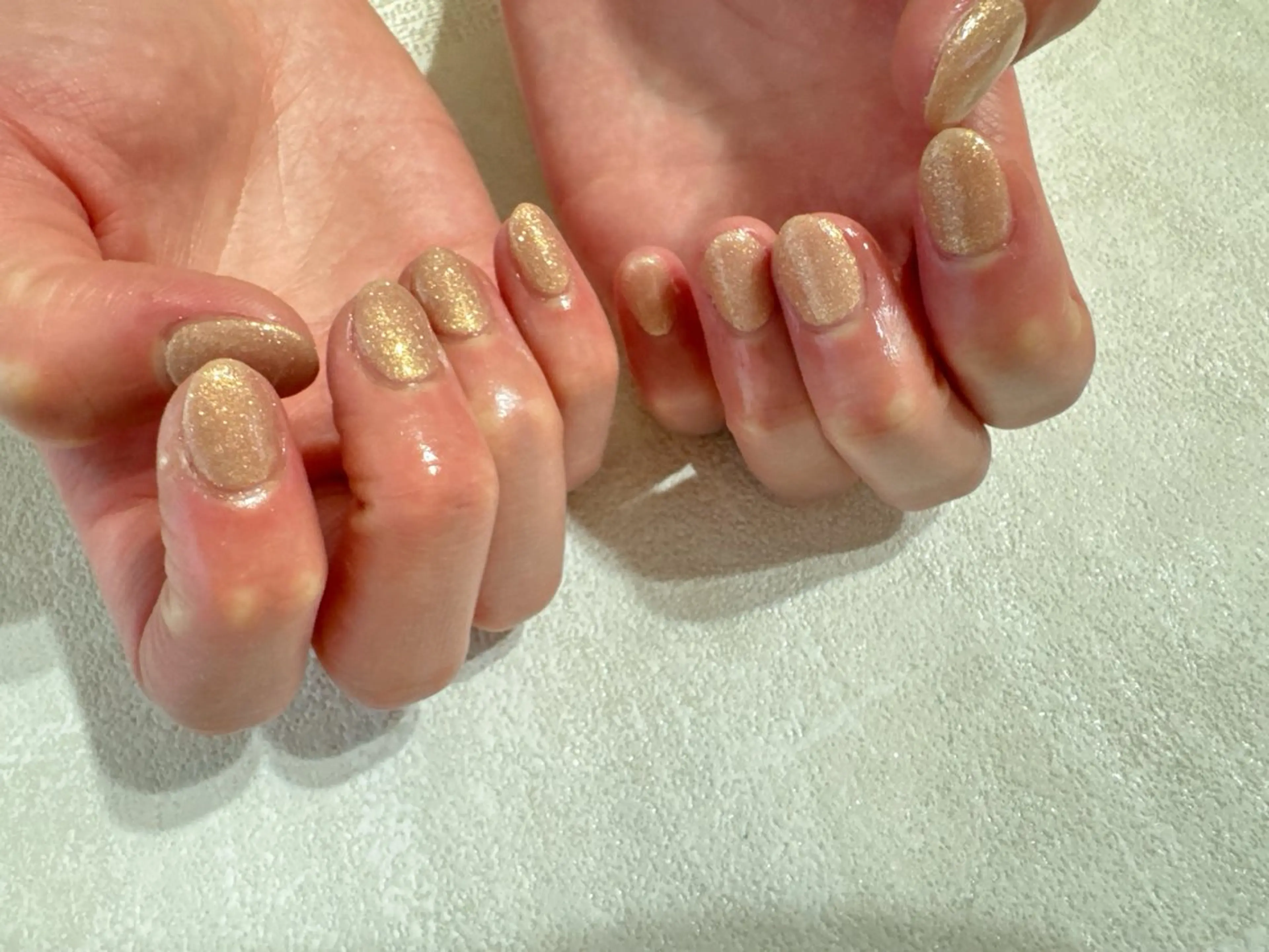 ネイル オーロラネイル フットネイル フレンチネイル ジェルネイル ラメ(グリッター) ハンドネイル kikinail 溝の口のネイルデザイン