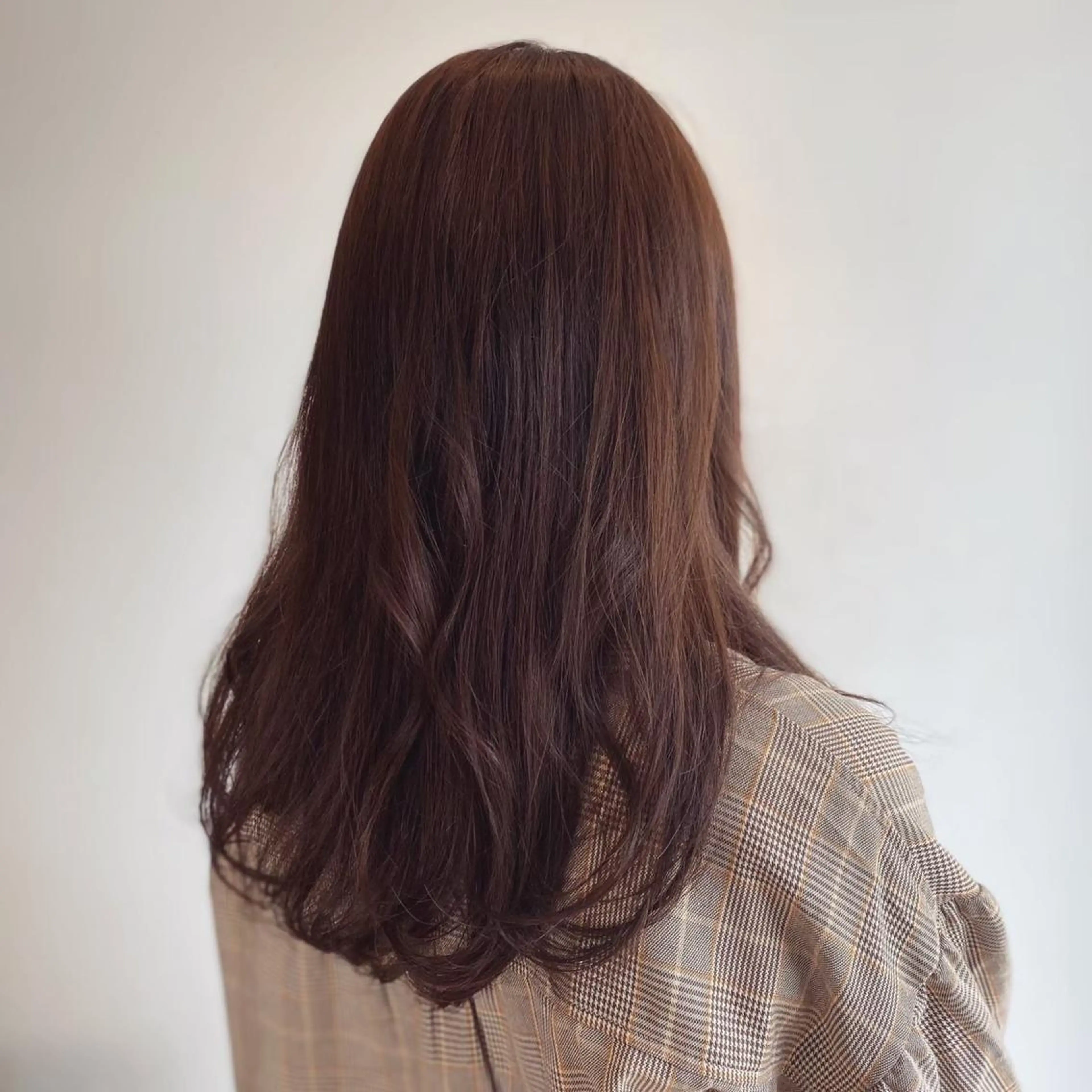 ミディアム カラー パーマ 野々村 裕菜のヘアスタイル