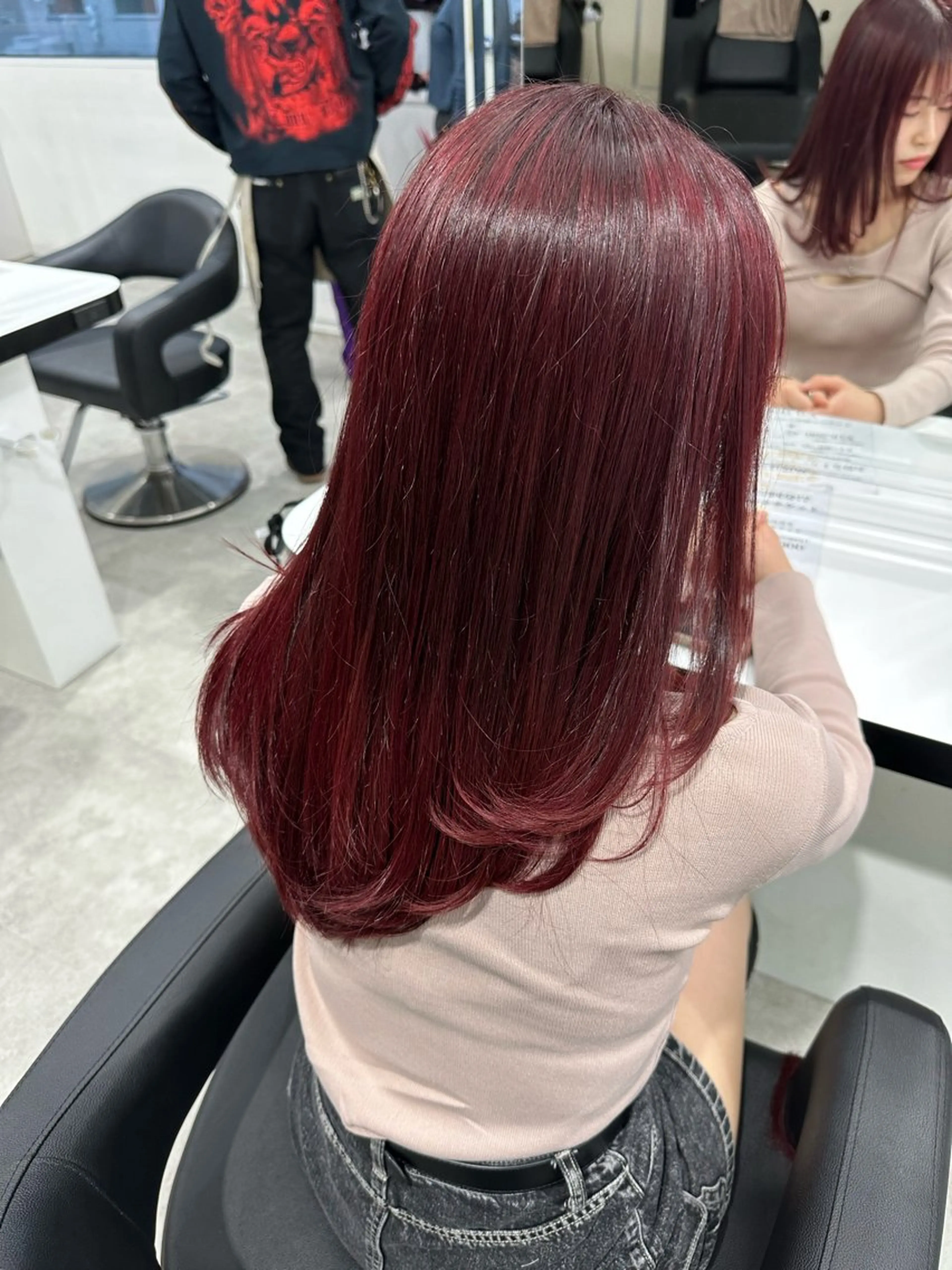 セミロング カラー カット ヘアカラー 透明感・トレンドヘア 🫧齋藤拓未🫧のヘアスタイル