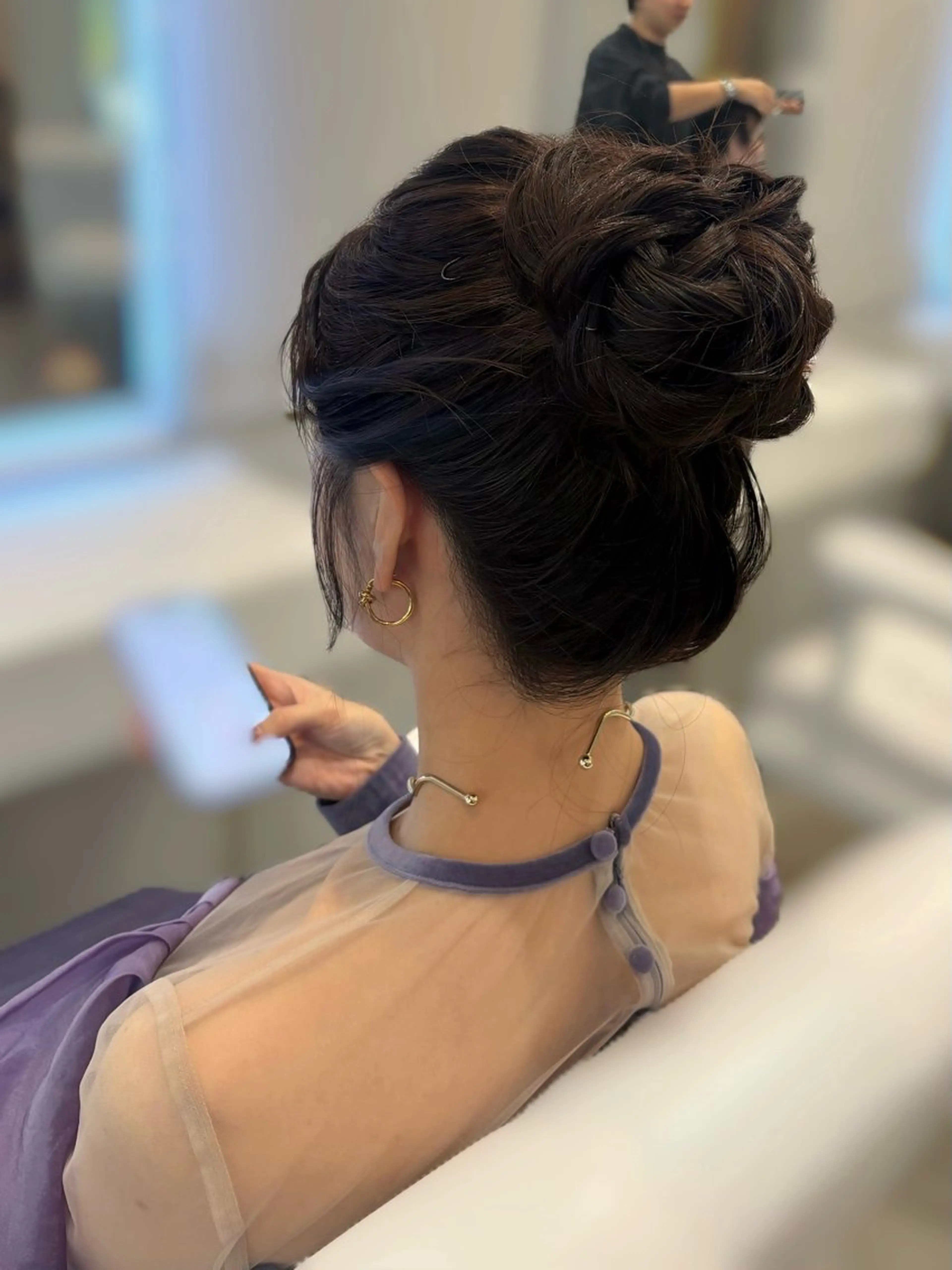 セミロング ヘアセット Tia.所属・縮毛矯正／髪質改善 _MiMiのヘアスタイル