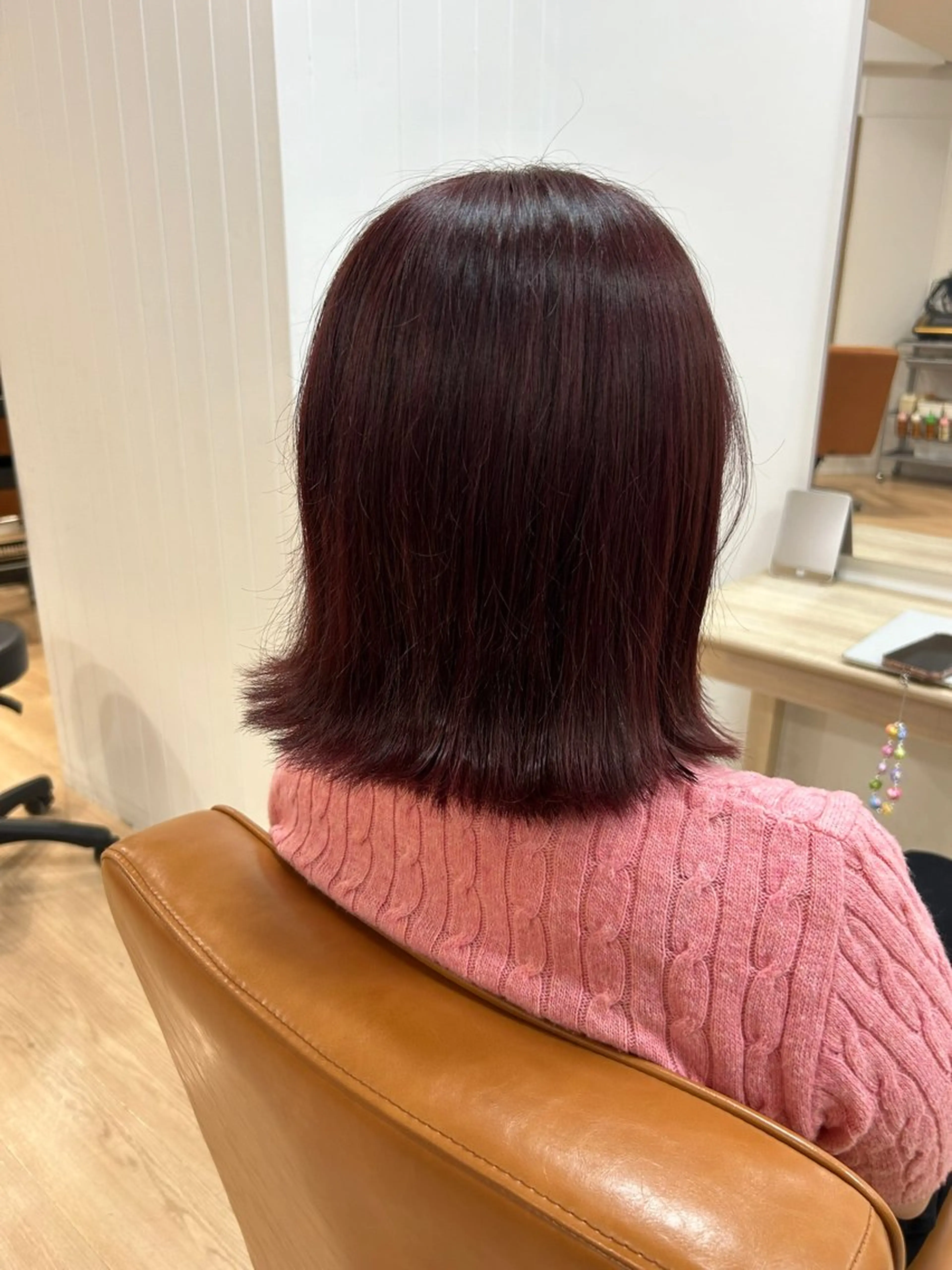 ミディアム 【金山】カット モデル/小西 サラのヘアスタイル