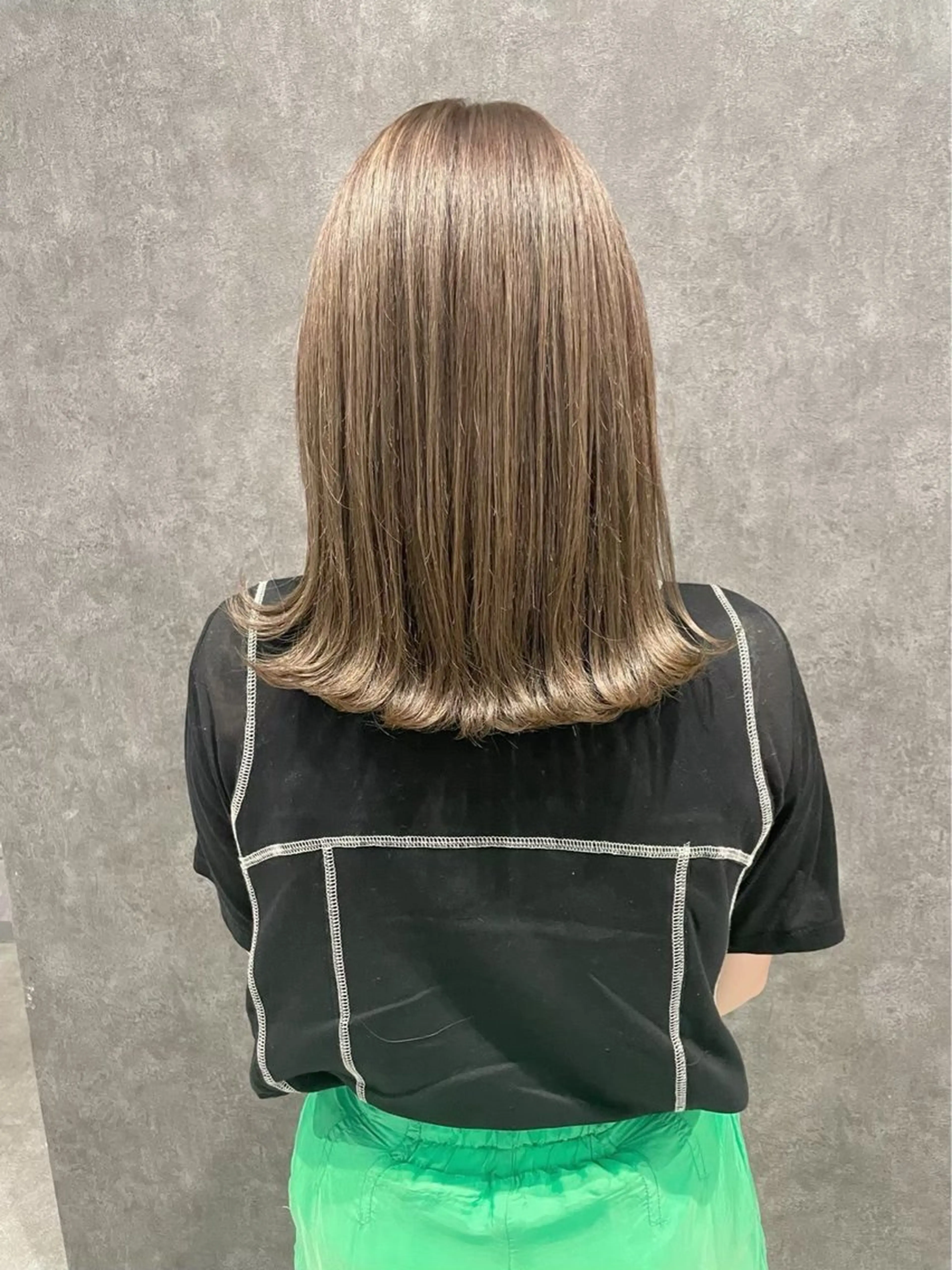 ミディアム カット ヘアカラー トリートメント BUCKS【天王寺】 バックス【駅30秒】のヘアスタイル