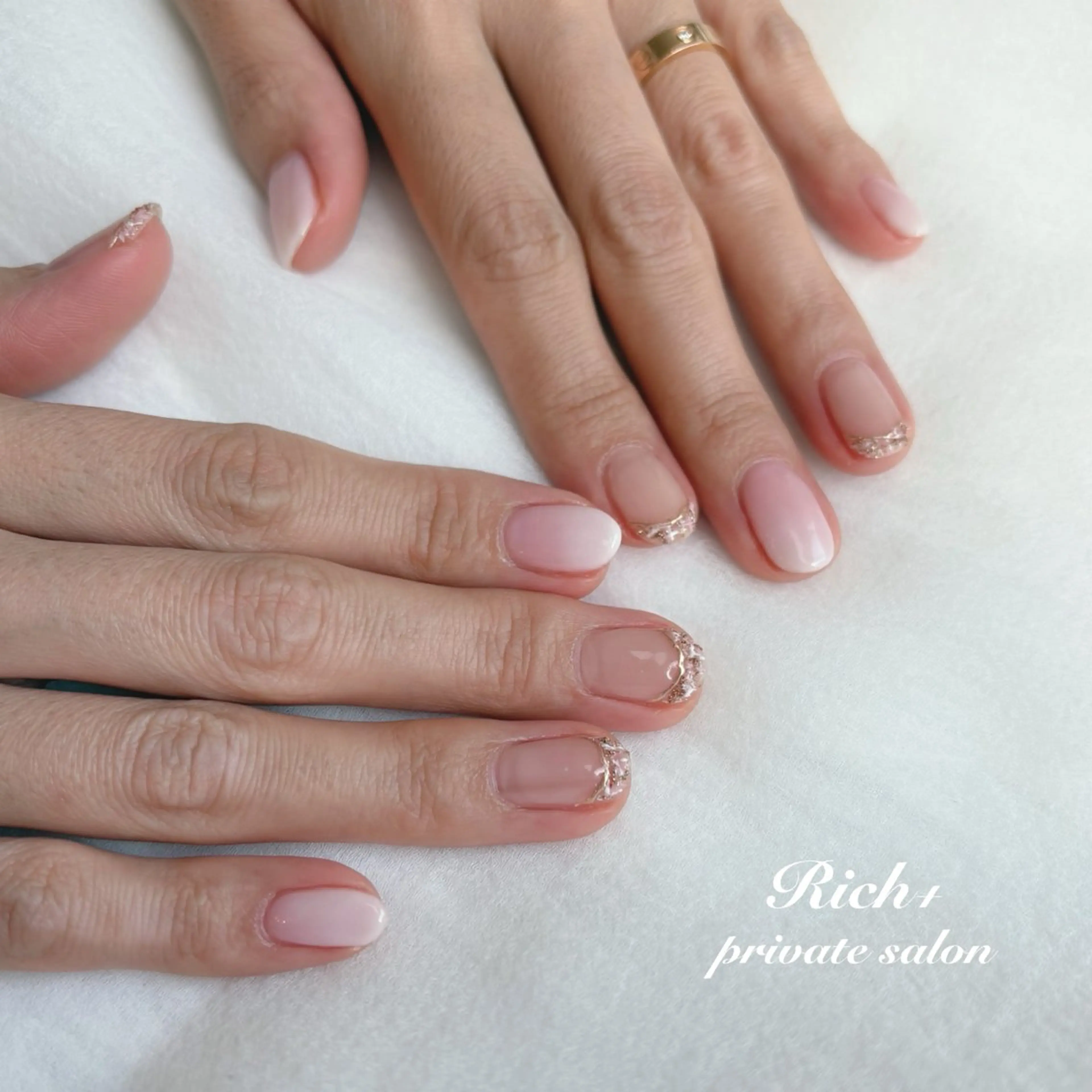 ネイル 持ち込み ハンドネイル Rich+nail Mayuのネイルデザイン
