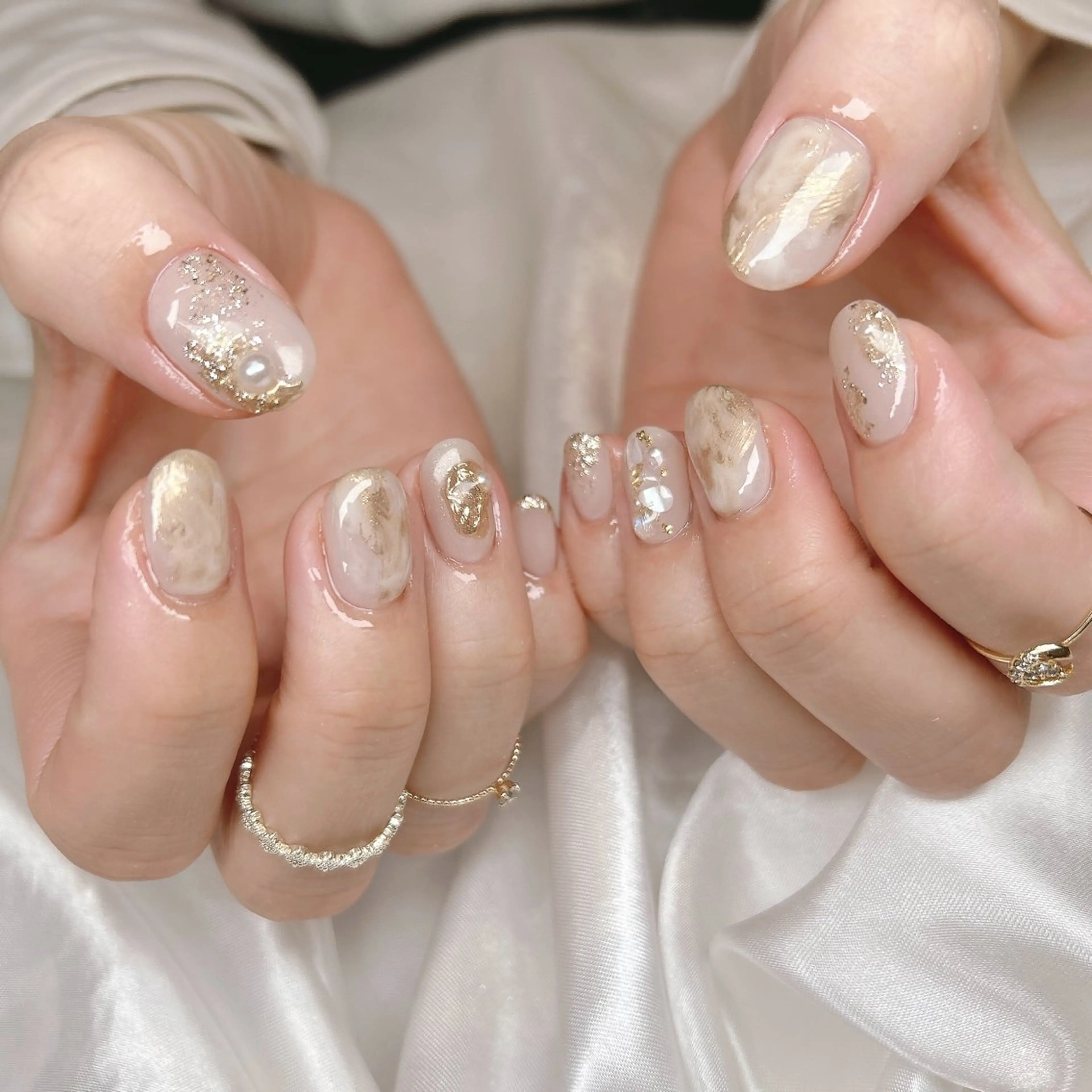 ネイル ニュアンスネイル ハンドネイル junna 金山.東別院.上前津のネイルデザイン