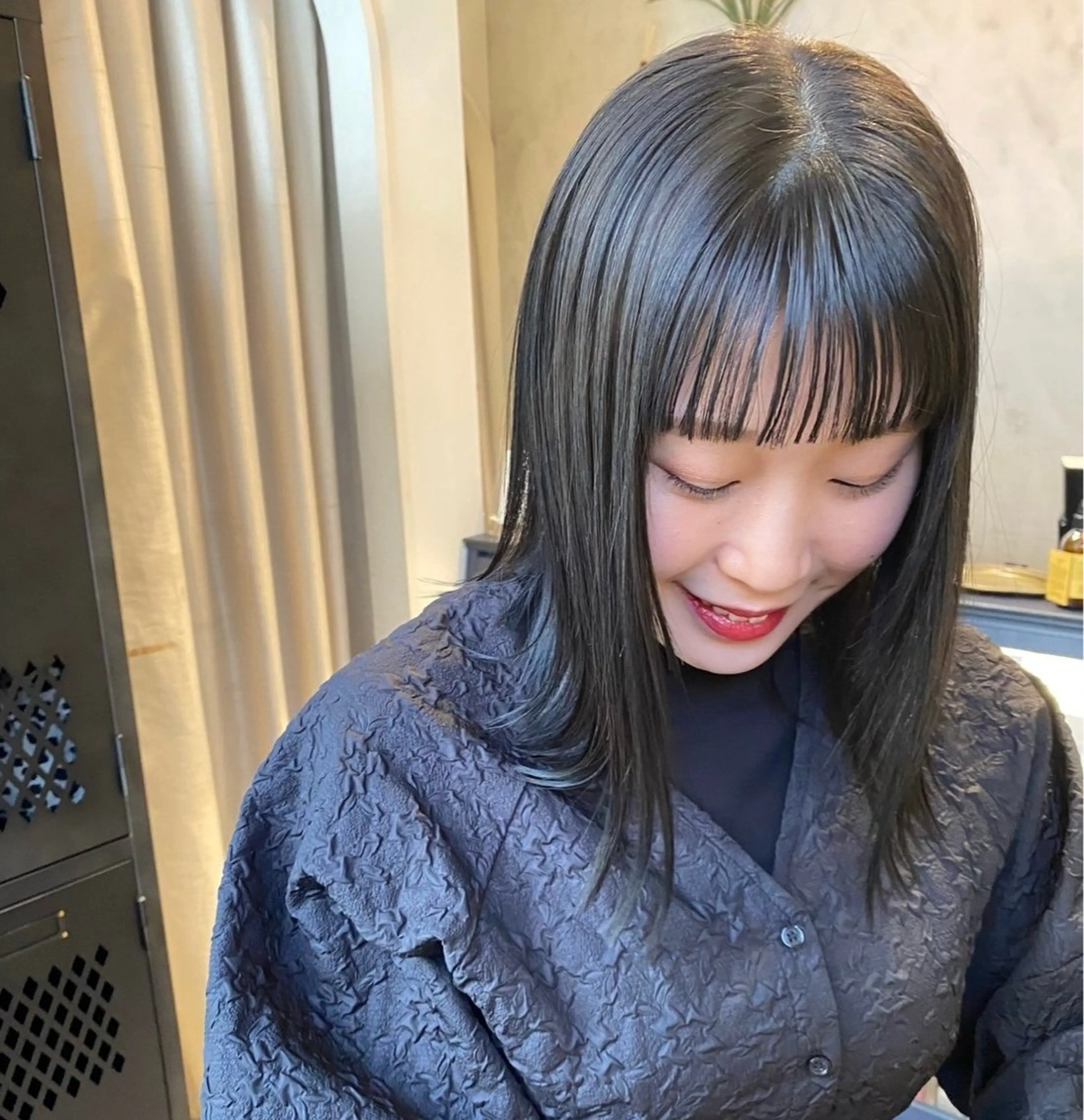 カラー ヘアカラー トリートメント SIKI ゆうのヘアスタイル