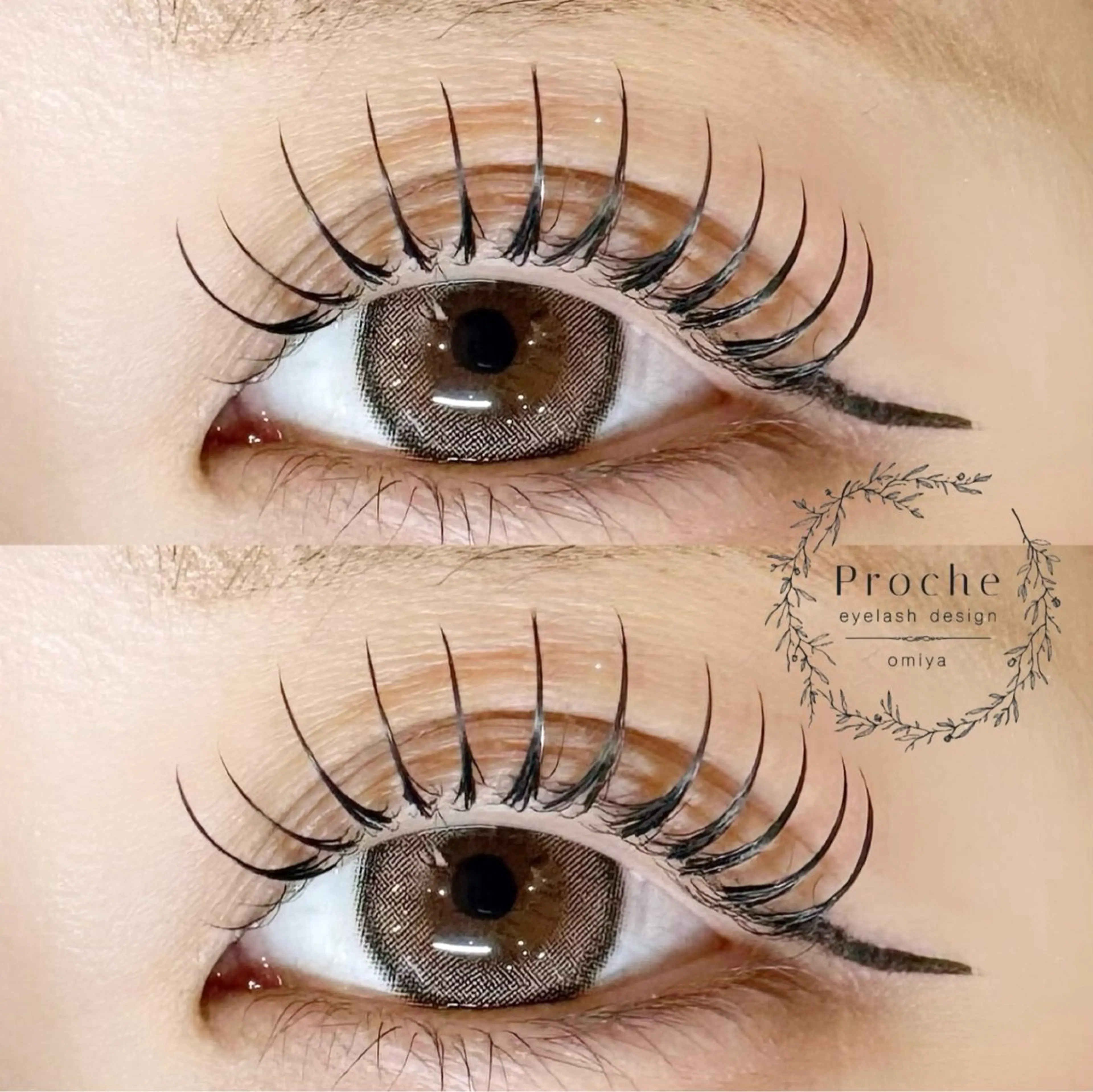 マツエク・マツパ Proche makikoのマツエク・マツパデザイン