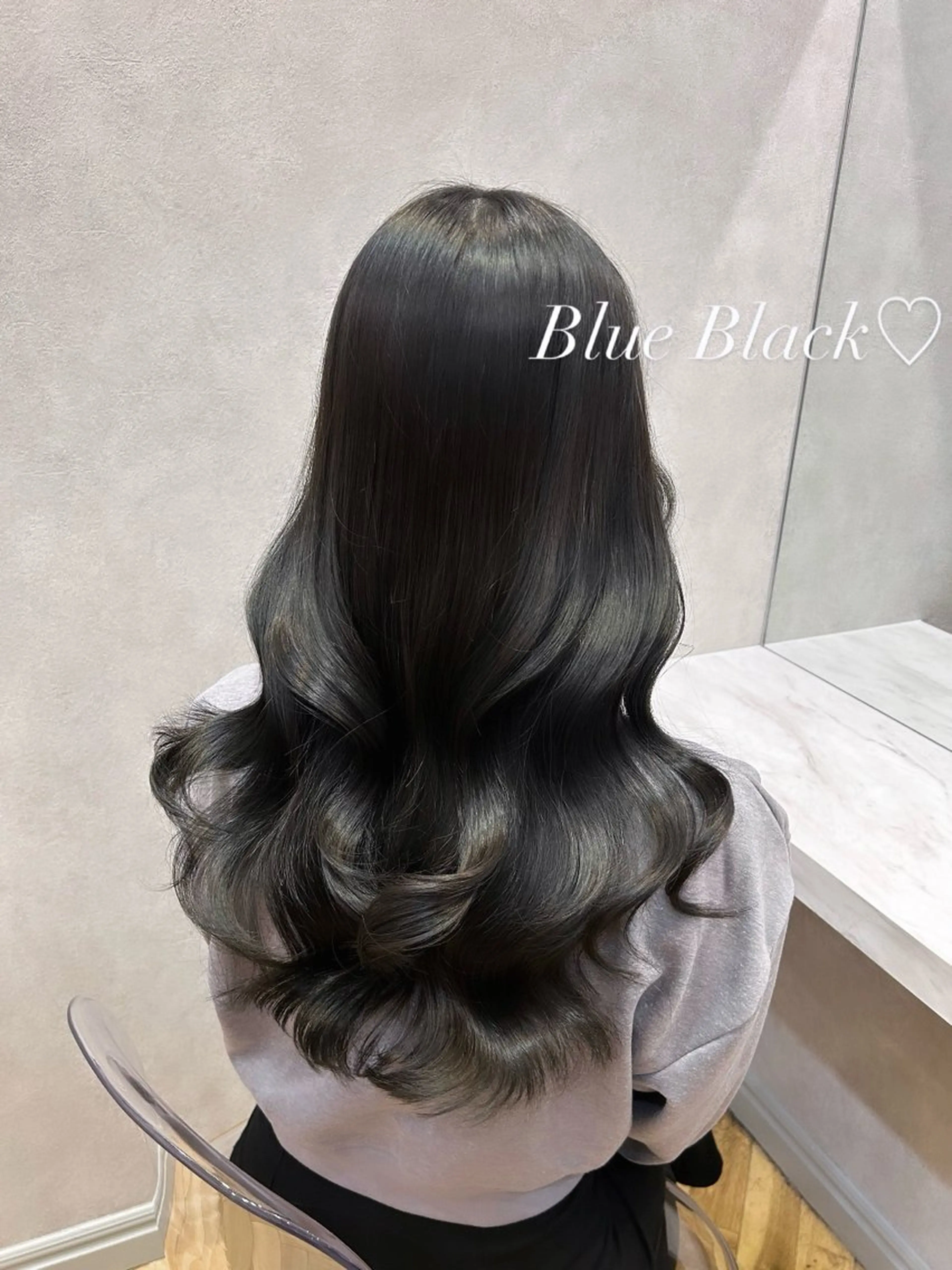 ロング カラー ヘアアレンジ グレージュ レイヤーカット 🩷韓国ヘア/ヨシン モリ🩷Maikaのヘアスタイル