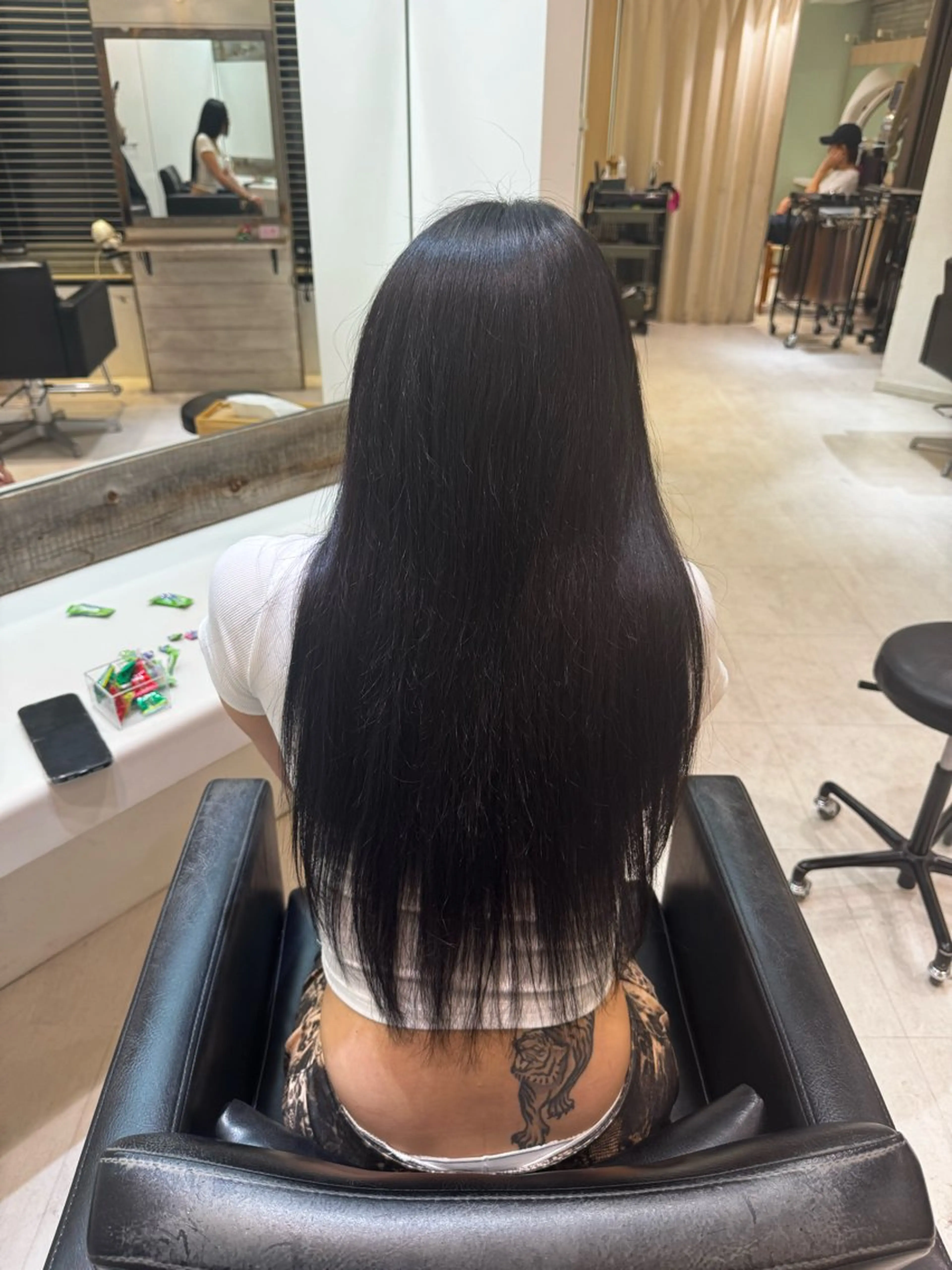 ロング エクステ あおき りゅうせいのヘアスタイル