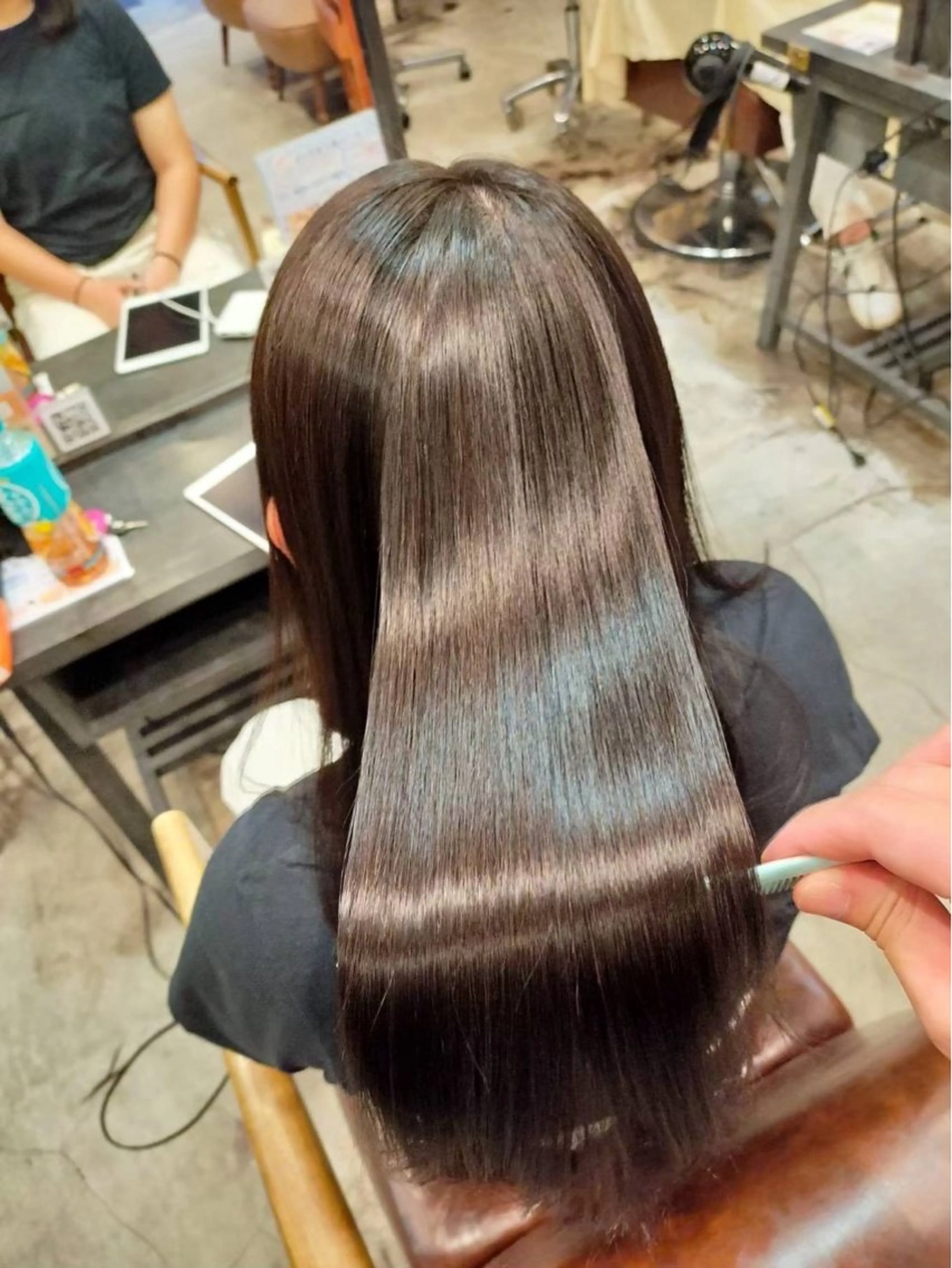 ロング 下まつげパーマモデル Mayuのヘアスタイル