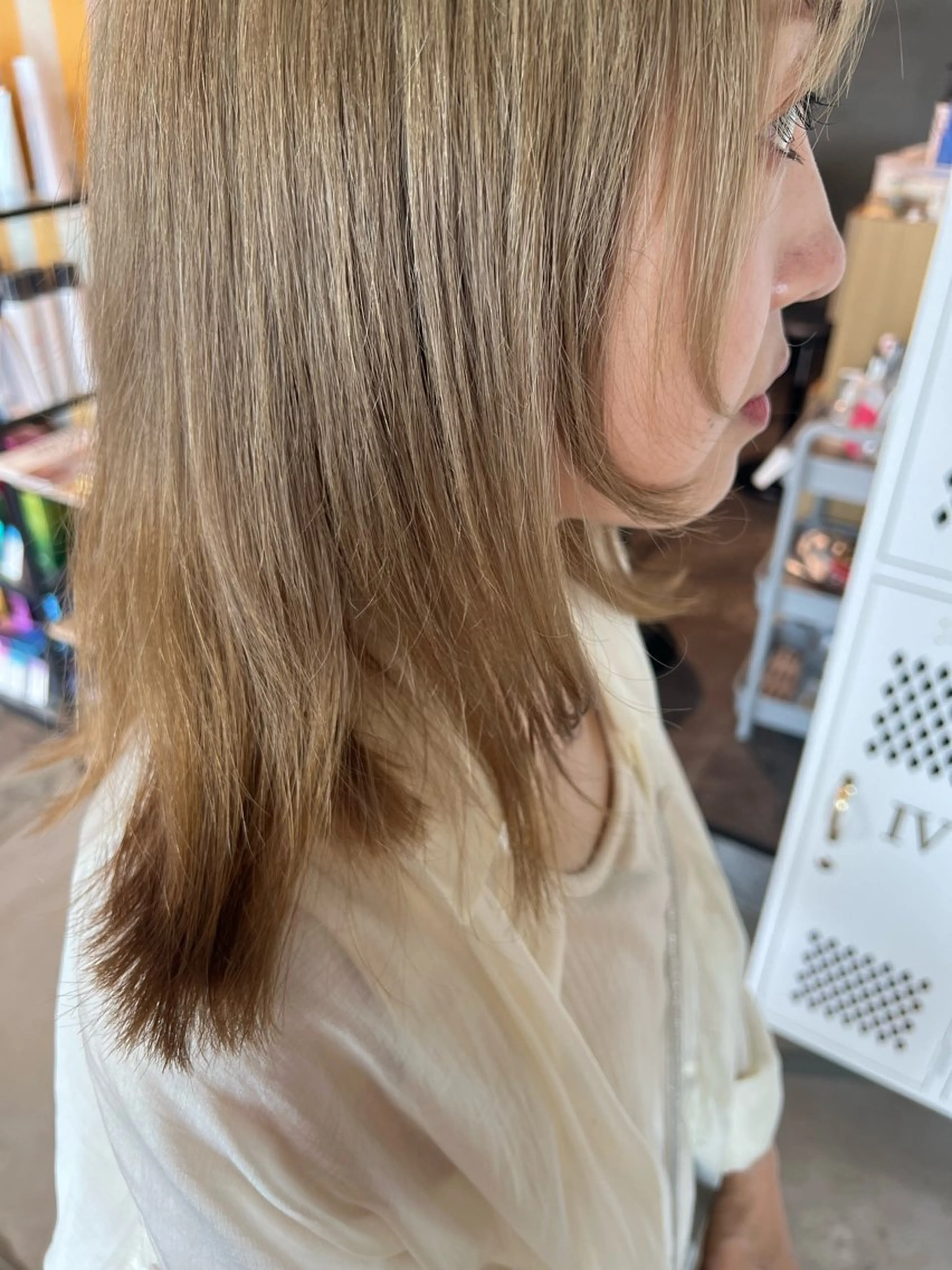 ミディアム くまざき　なな /メンズモデル募集のヘアスタイル