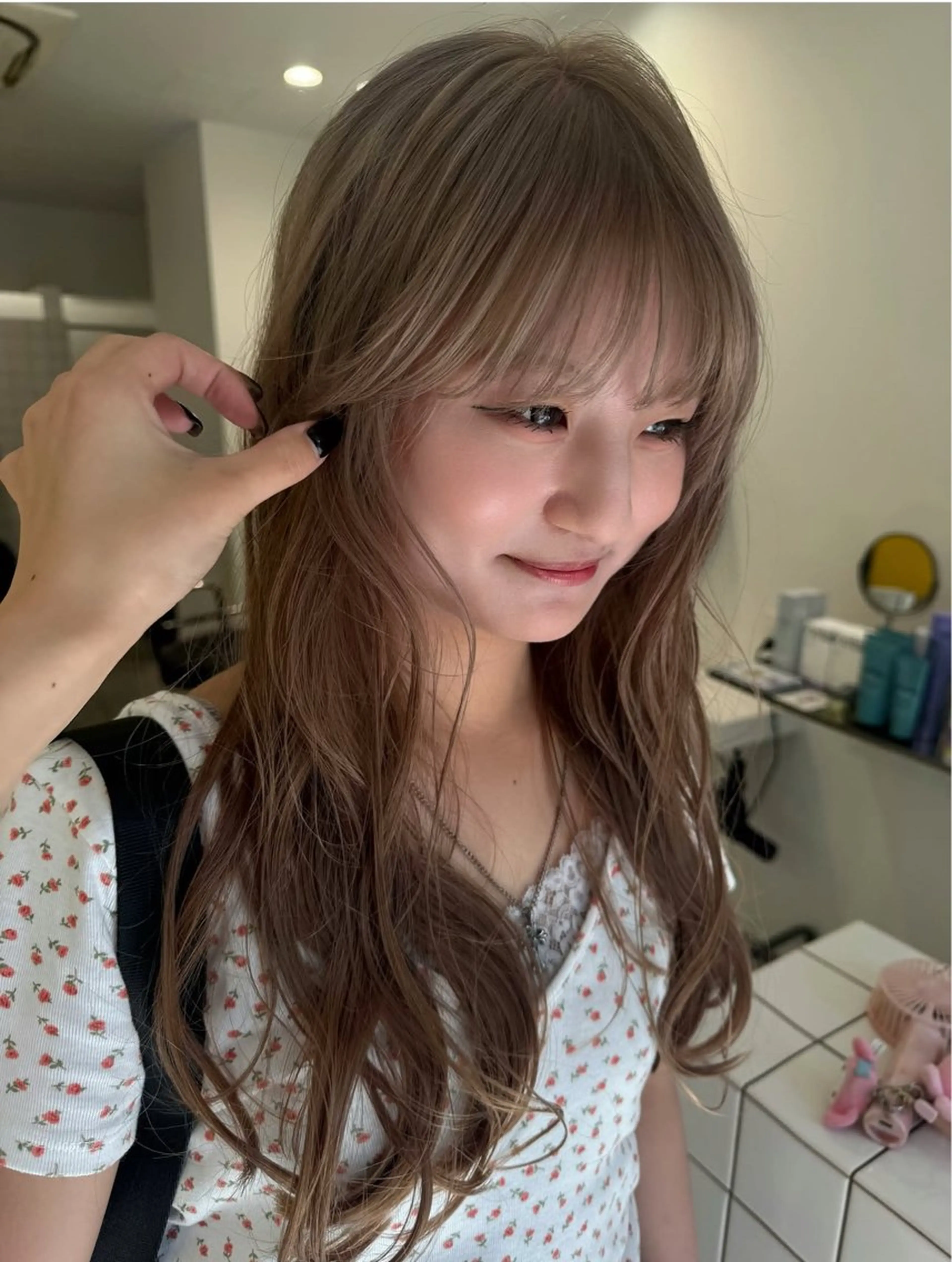 カラー 梅田/艶カラー/ じゅなのヘアスタイル