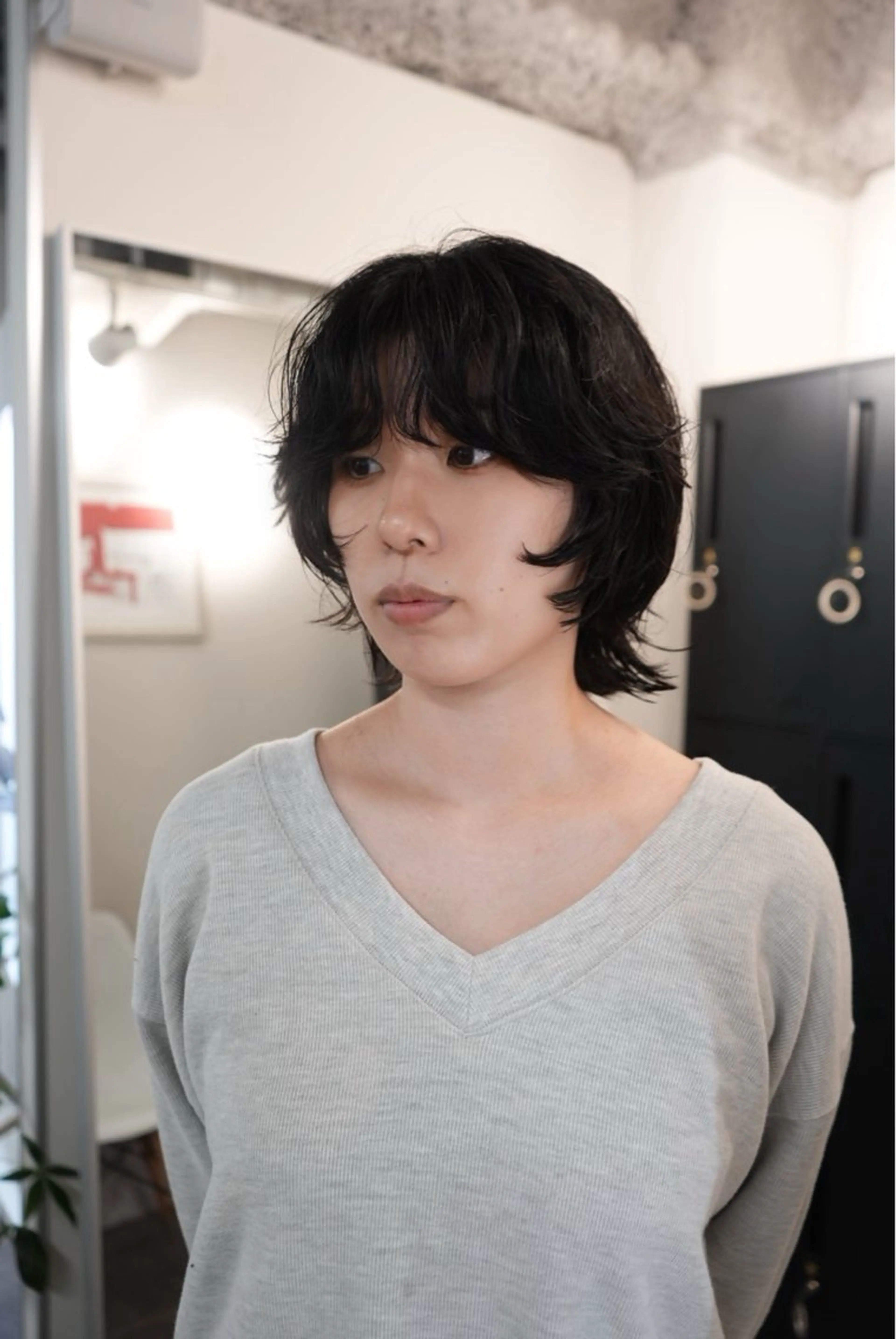 ショート パーマ ボブレイヤー ボブ レイヤーカット ショートヘア カット パーマ トリートメント 新宿/ブリーチ /パーマ/戸羽のヘアスタイル