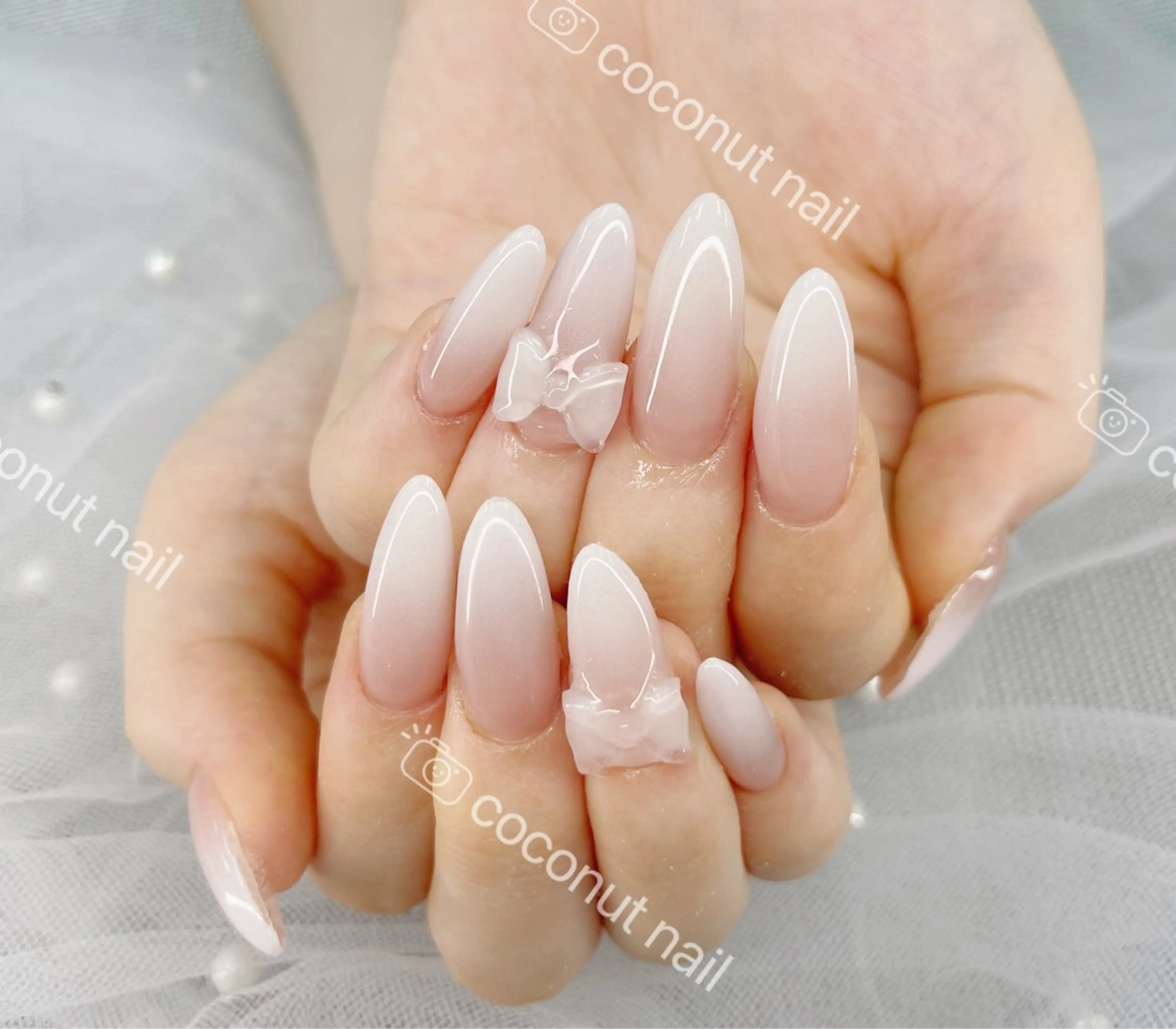ネイル ハンドネイル 神田 ココナッツのネイルデザイン