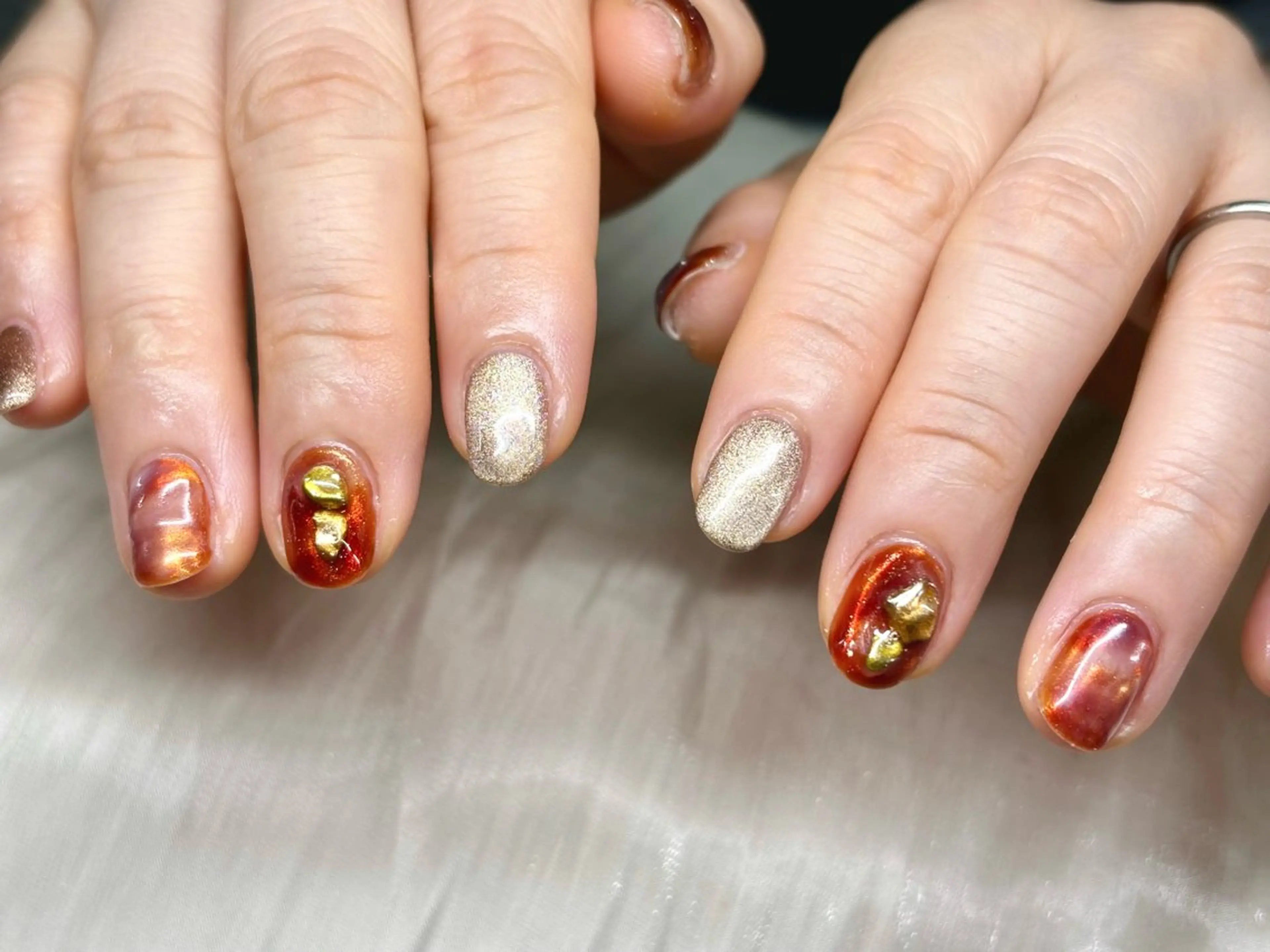 ネイル ジェルネイル ニュアンスネイル ハンドネイル ハンドケア ETE LUNA NAILのネイルデザイン