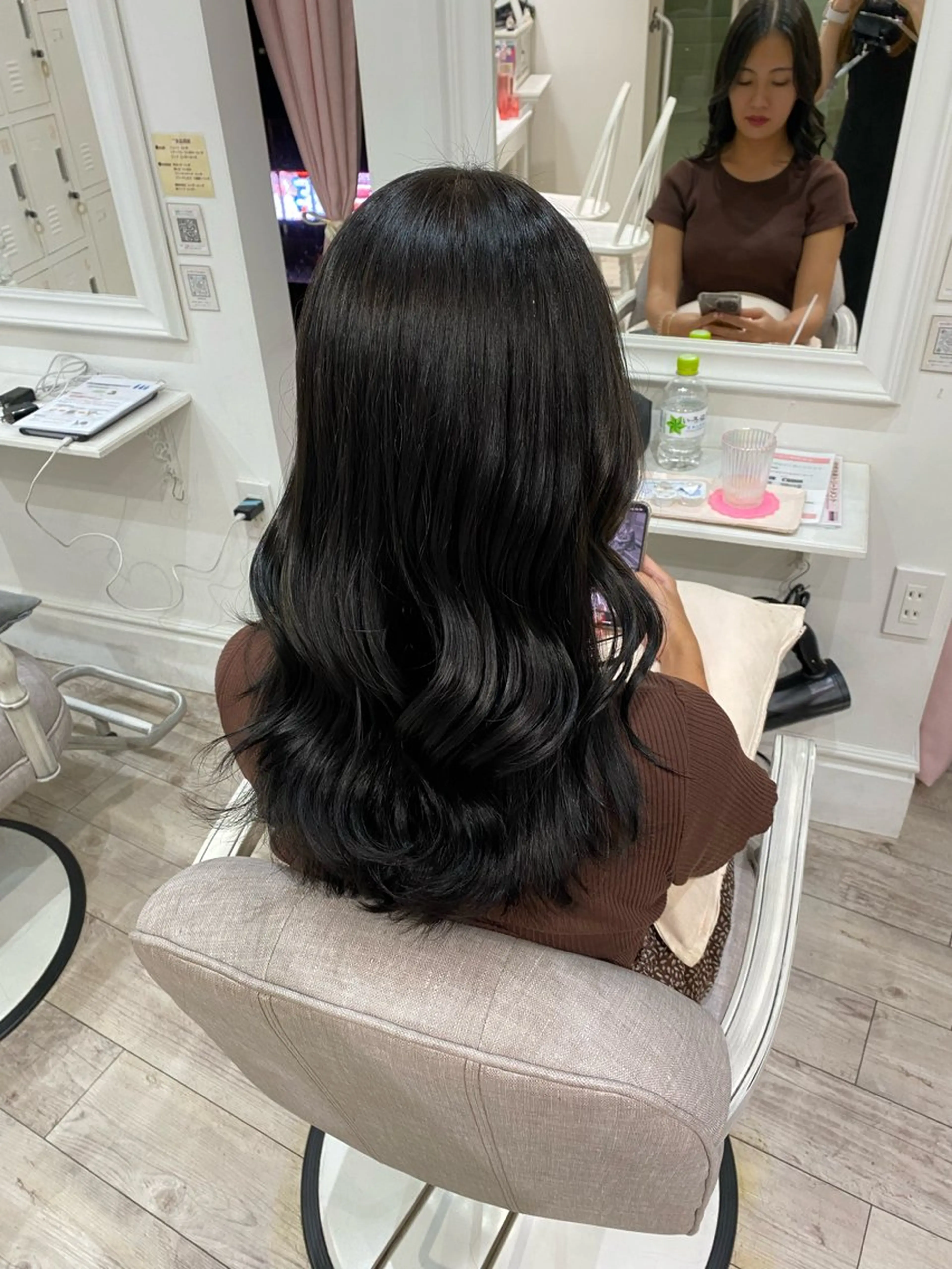 ロング ヘアカラー トリートメント momo ♡のヘアスタイル