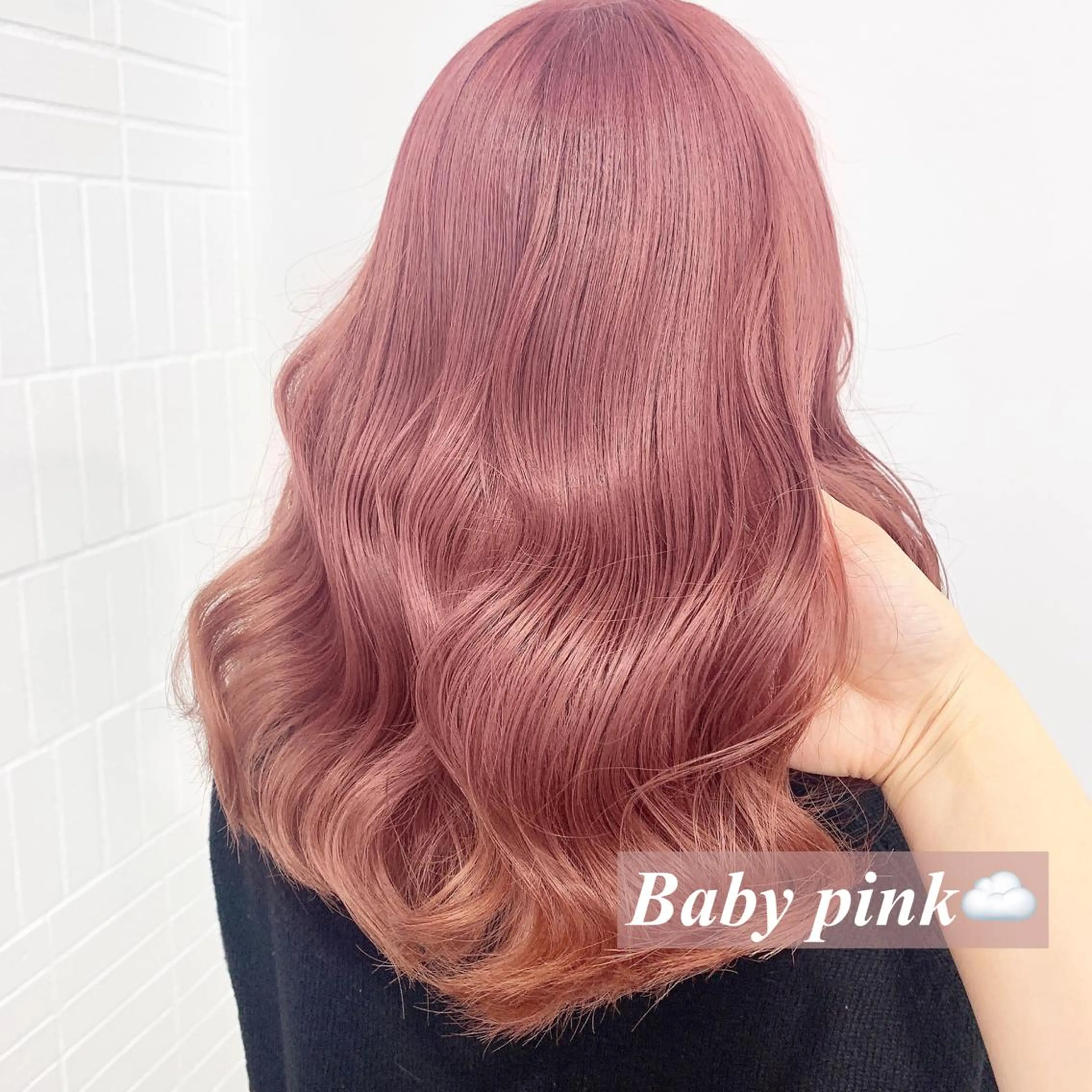 セミロング カラー ヘアアレンジ レイヤー×グレージュ /ピンク🩷mioのヘアスタイル