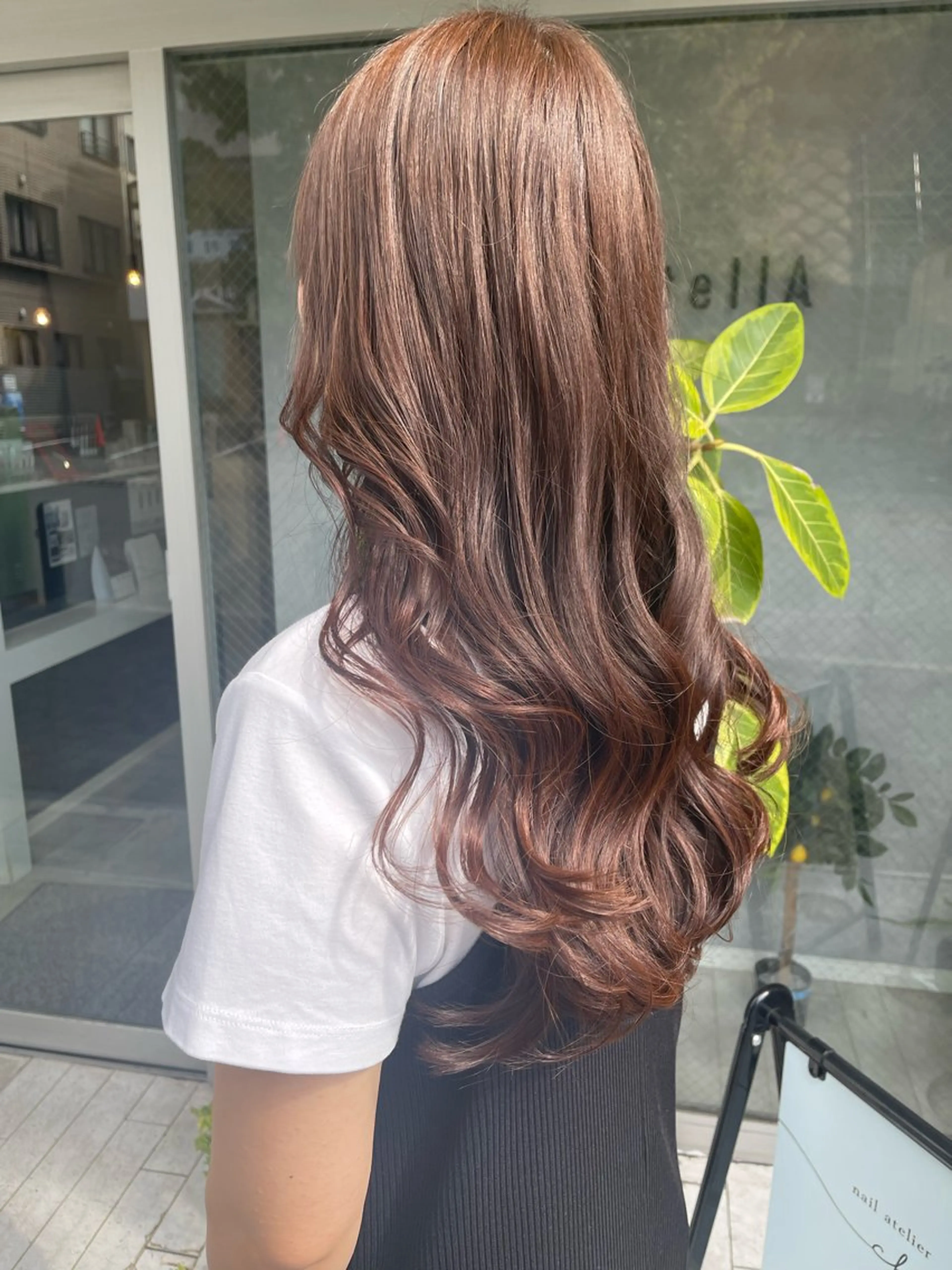 ロング ヘアカラー アートディレクター ワダヒサノリのヘアスタイル