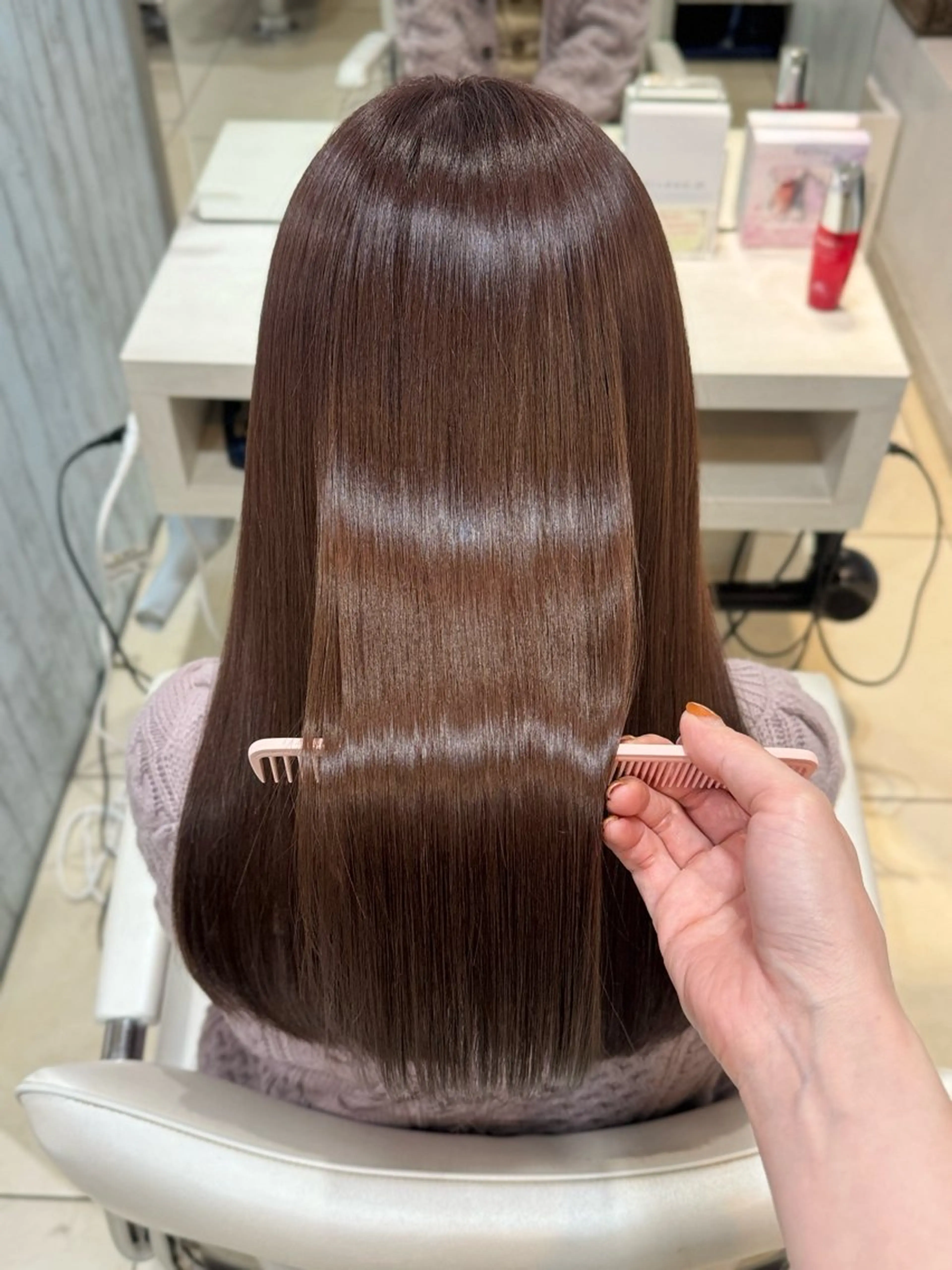 ロング カラー カット ヘアカラー 💎髪質改善特化/ 町田莉彩💎のヘアスタイル