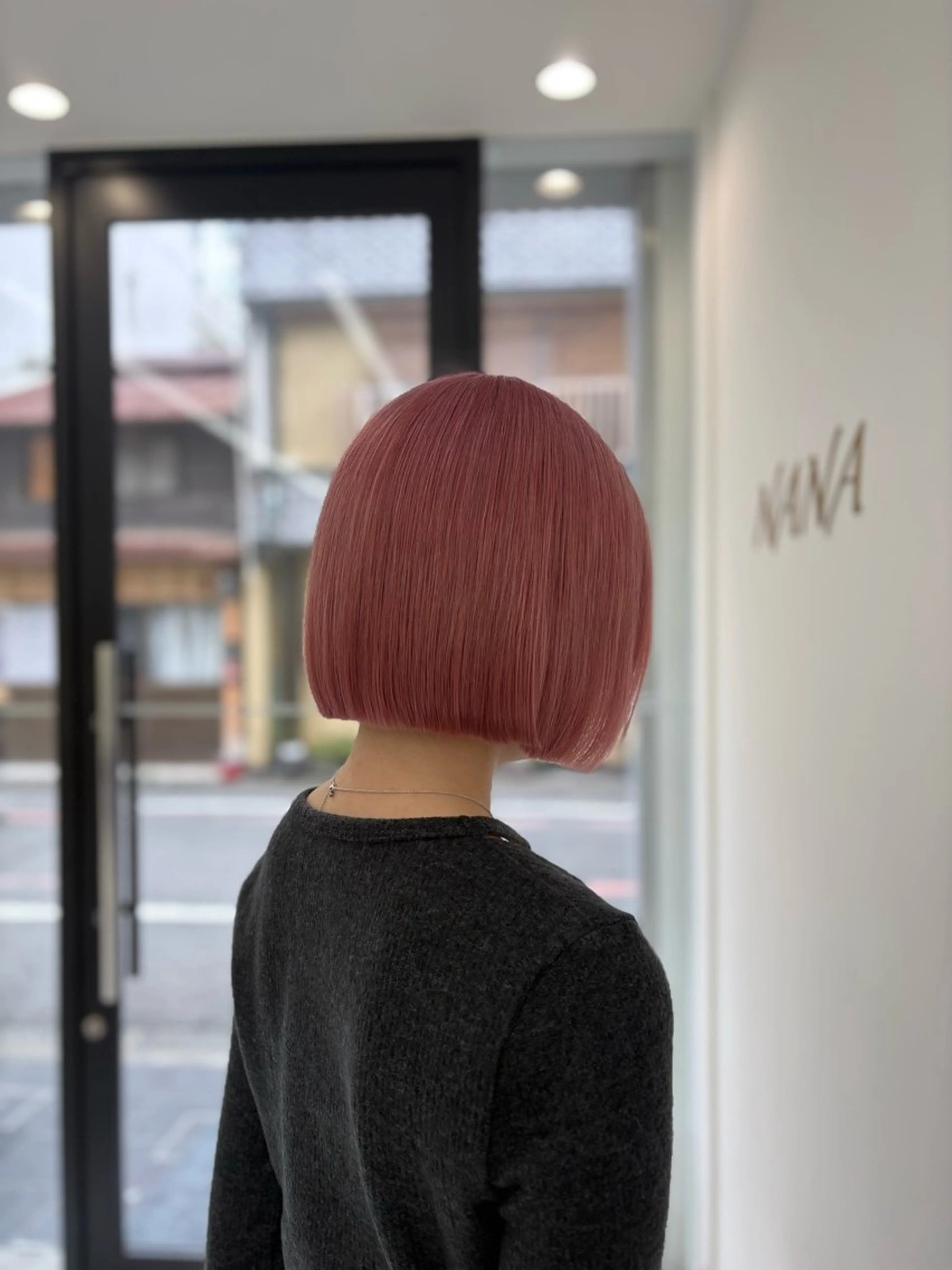 ミディアム ヘアカラー Haruna/河原町 ハイトーン🤍のヘアスタイル