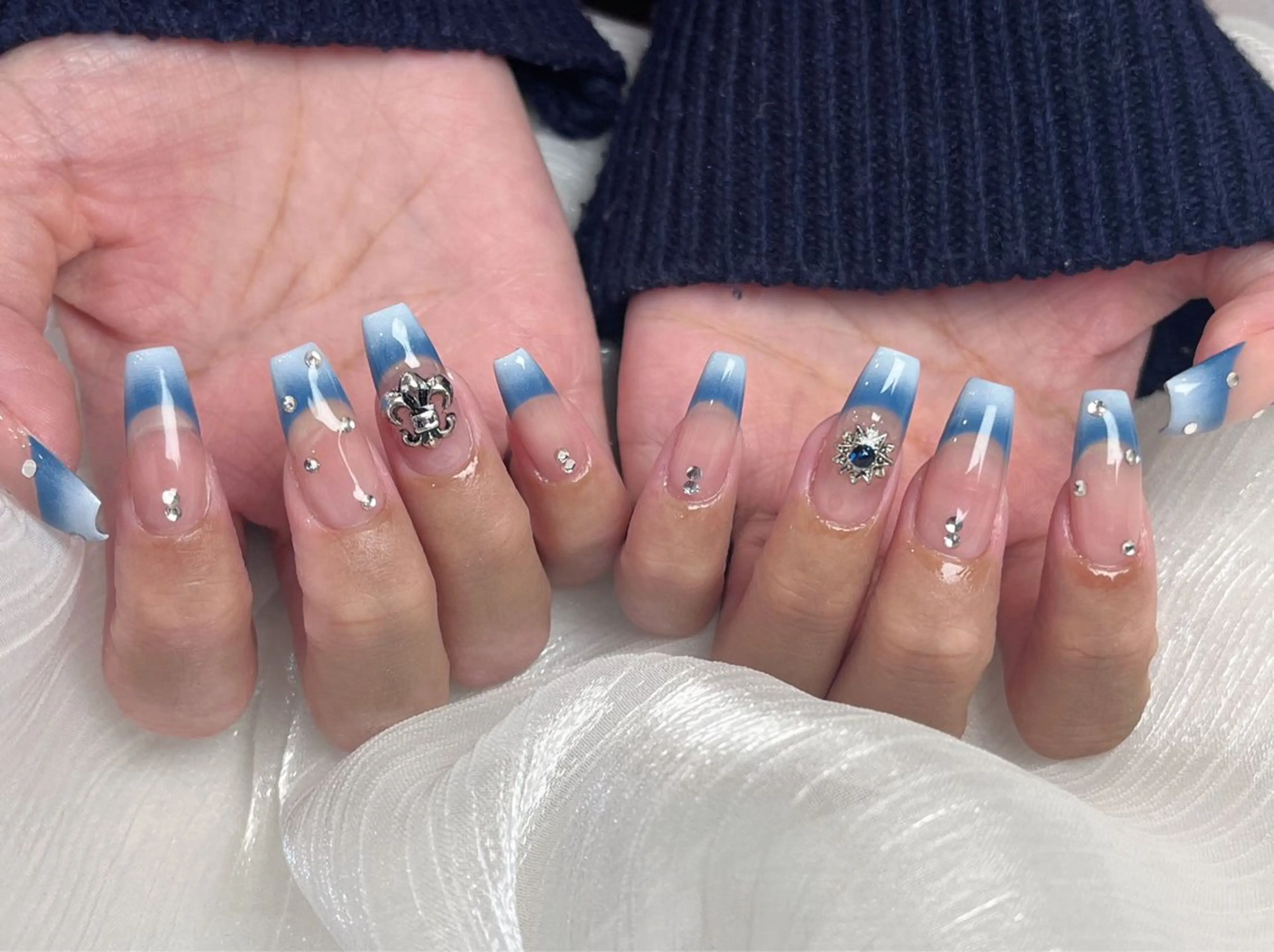 ネイル アートネイル フットネイル フレンチネイル ジェルネイル ハート babarla Nailのネイルデザイン