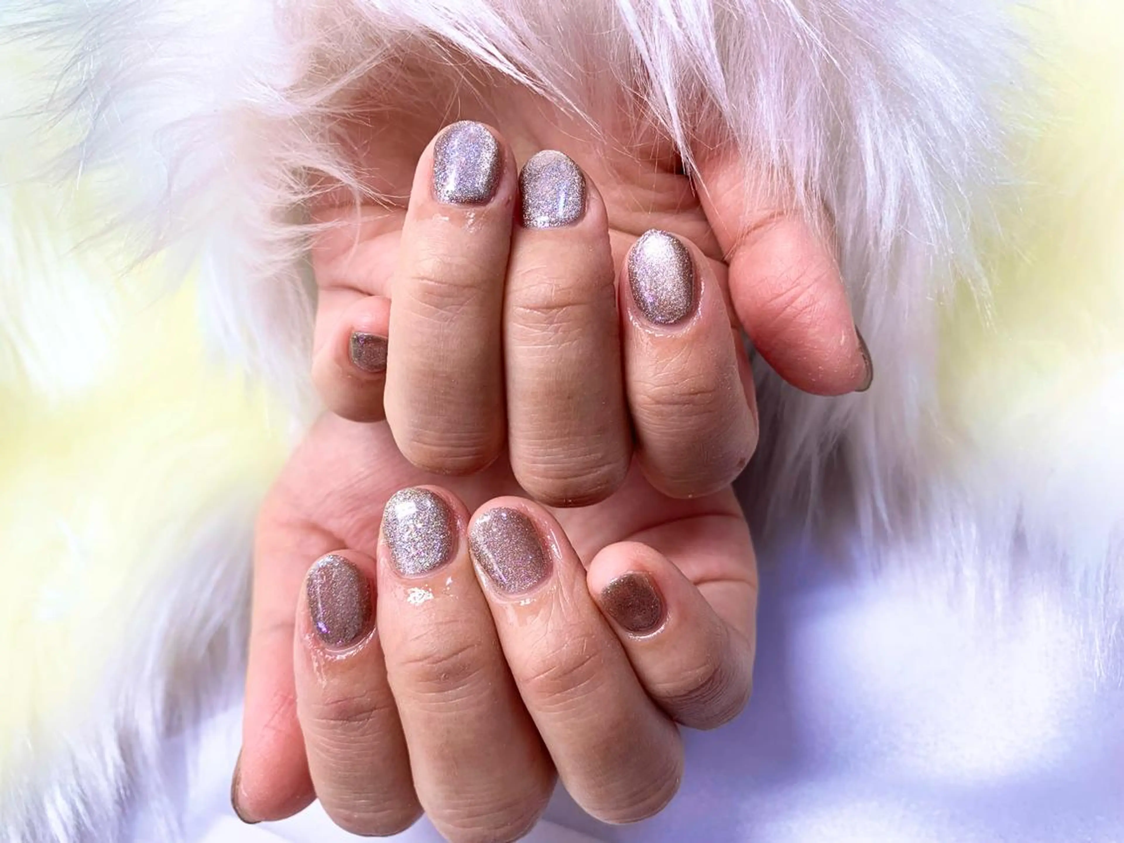 ネイル マグネットネイル ピンク 痩身/脱毛/ネイル HARUKAのエステ・リラクイメージ